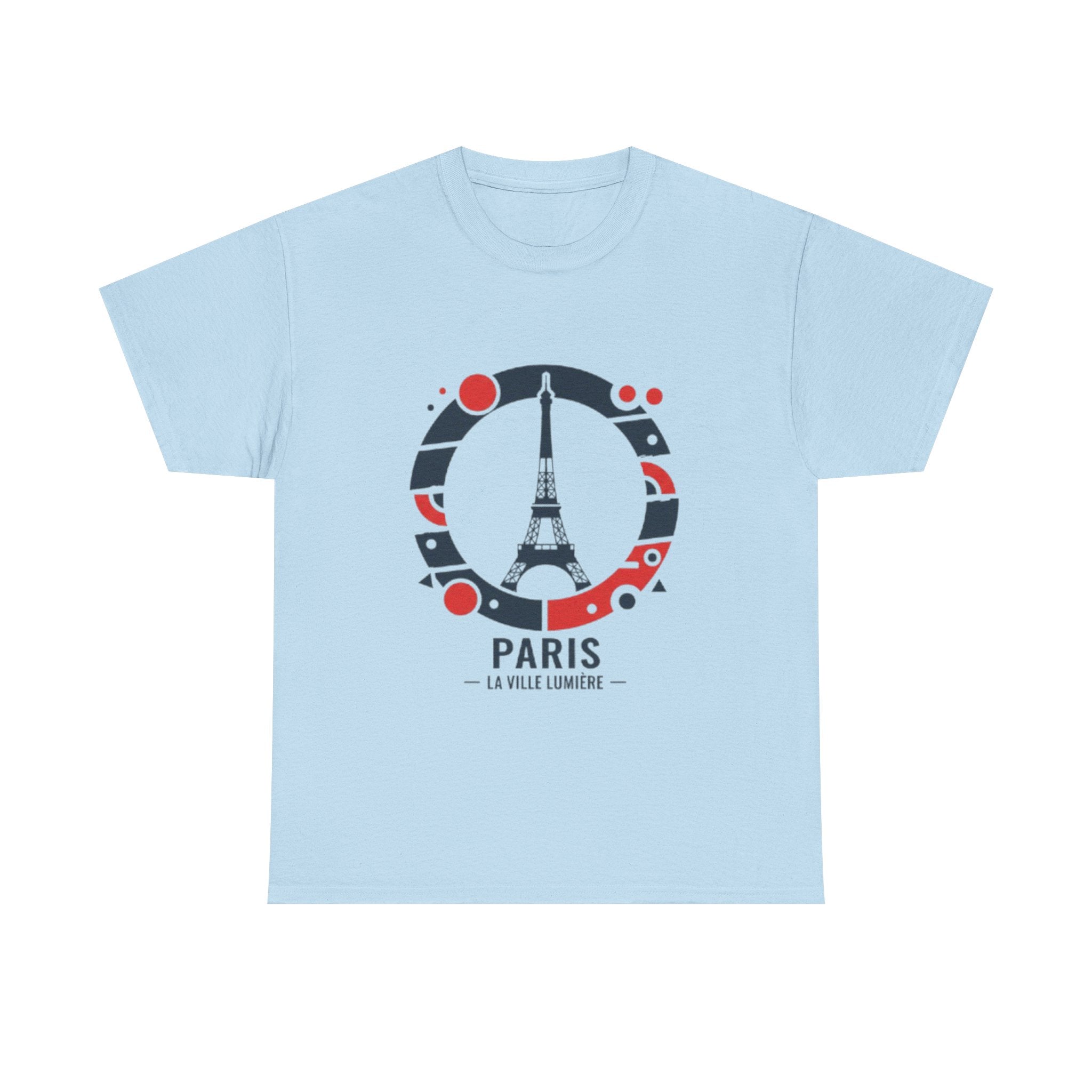 Paris Eiffel Tower Graphic Tee — 'Paris La Ville Lumière' Travel T‑Shirt
