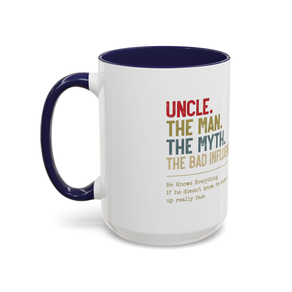 Uncle 'The Man, The Myth, The Legend' Accent Coffee Mug