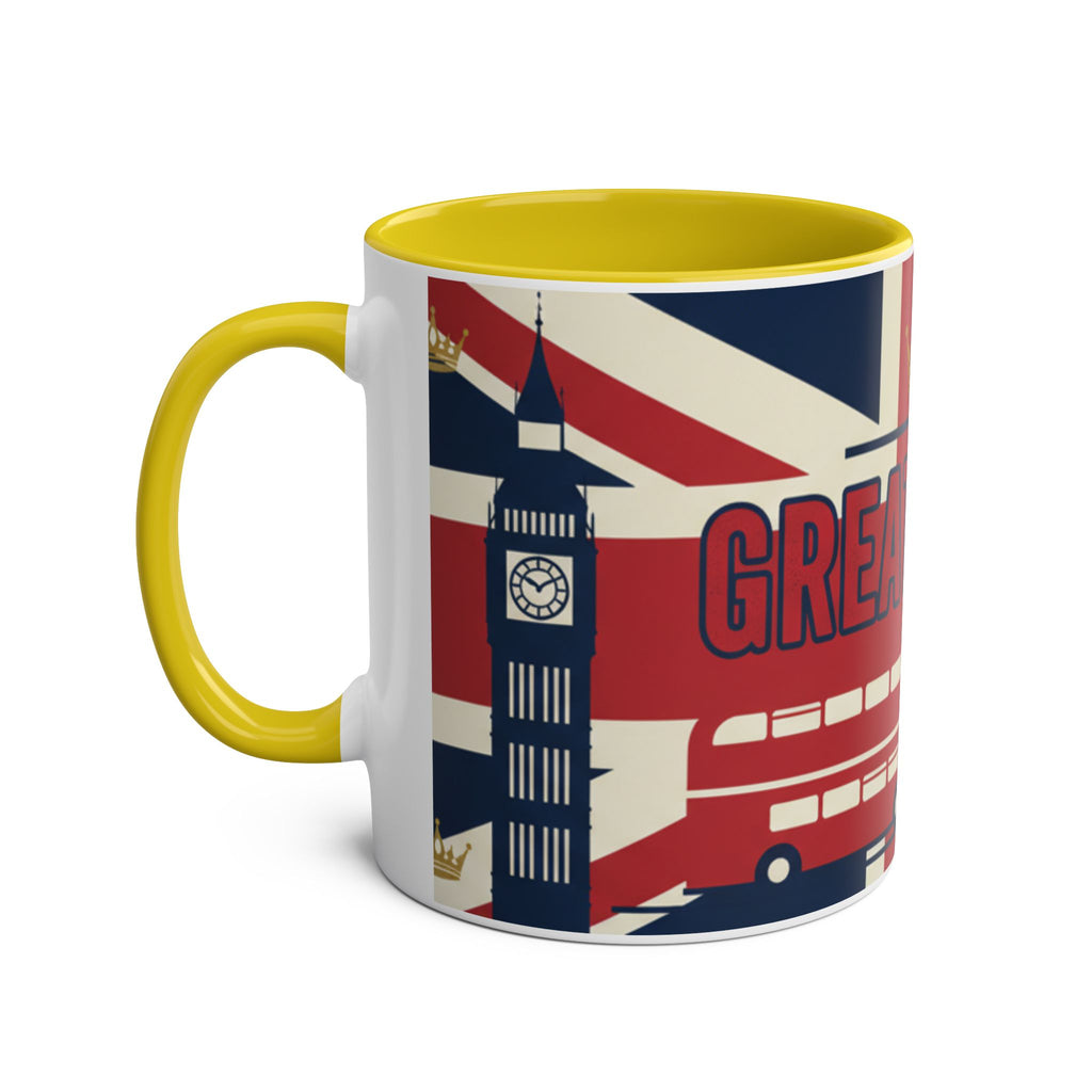 Two-Tone Coffee Mugs, 11oz
