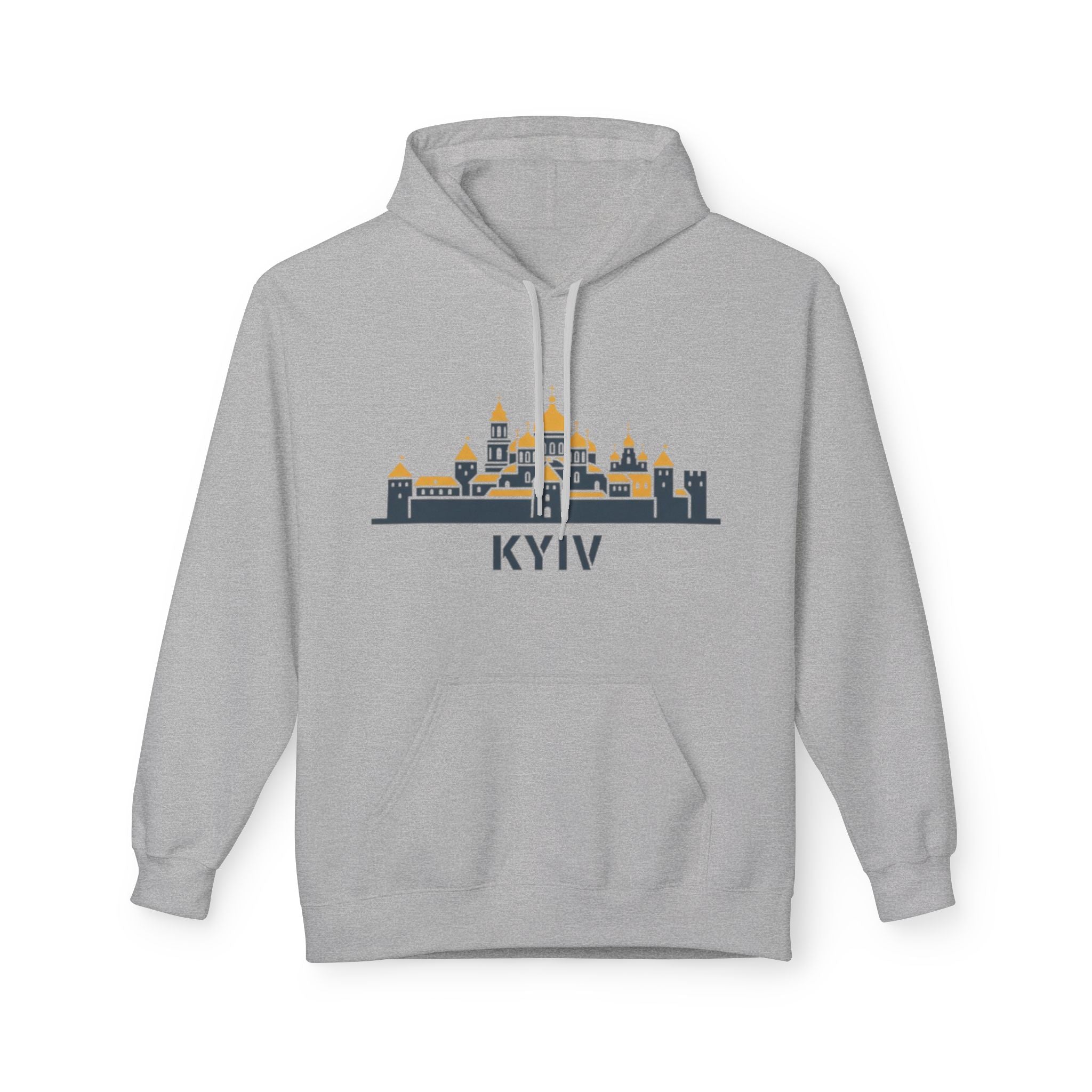 Kyiv Skyline Hoodie — Minimal Cityscape Ukraine Pride Sweatshirt
