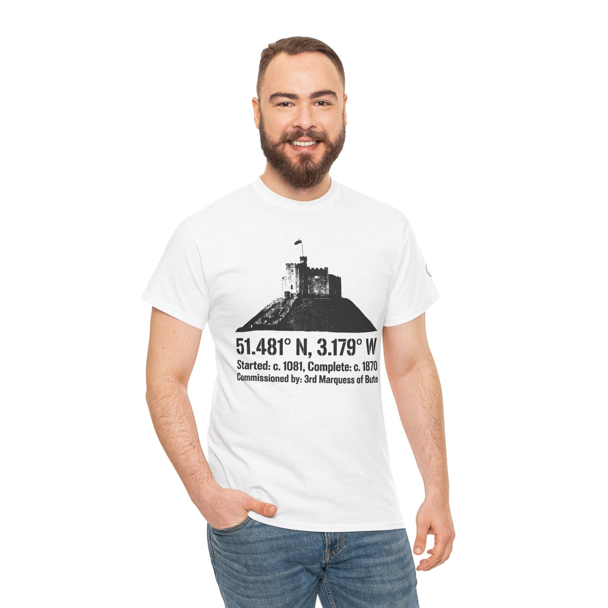 Cardiff Castle Welsh city heritage T-shirt