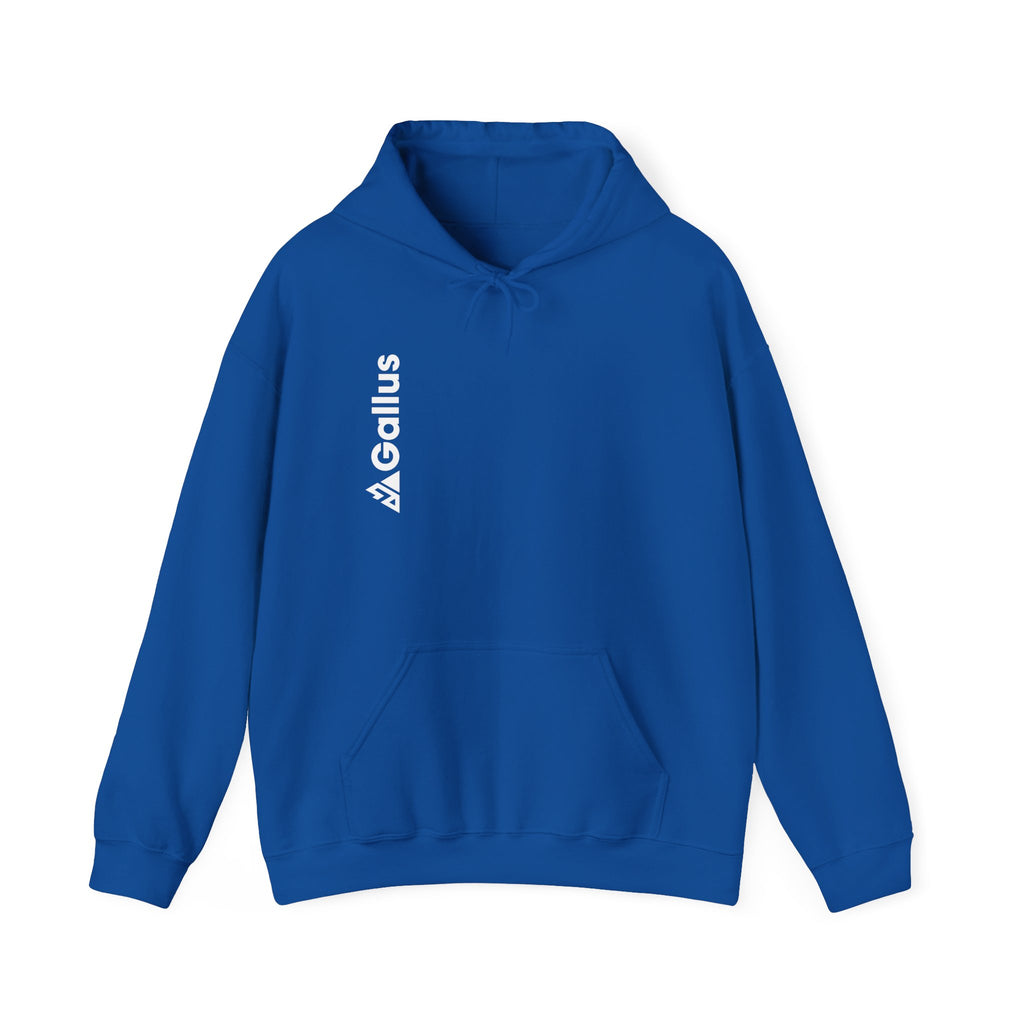 Don’t Look — It Is A Long Way Up Hoodie — Minimal Retro Graphic Pullover