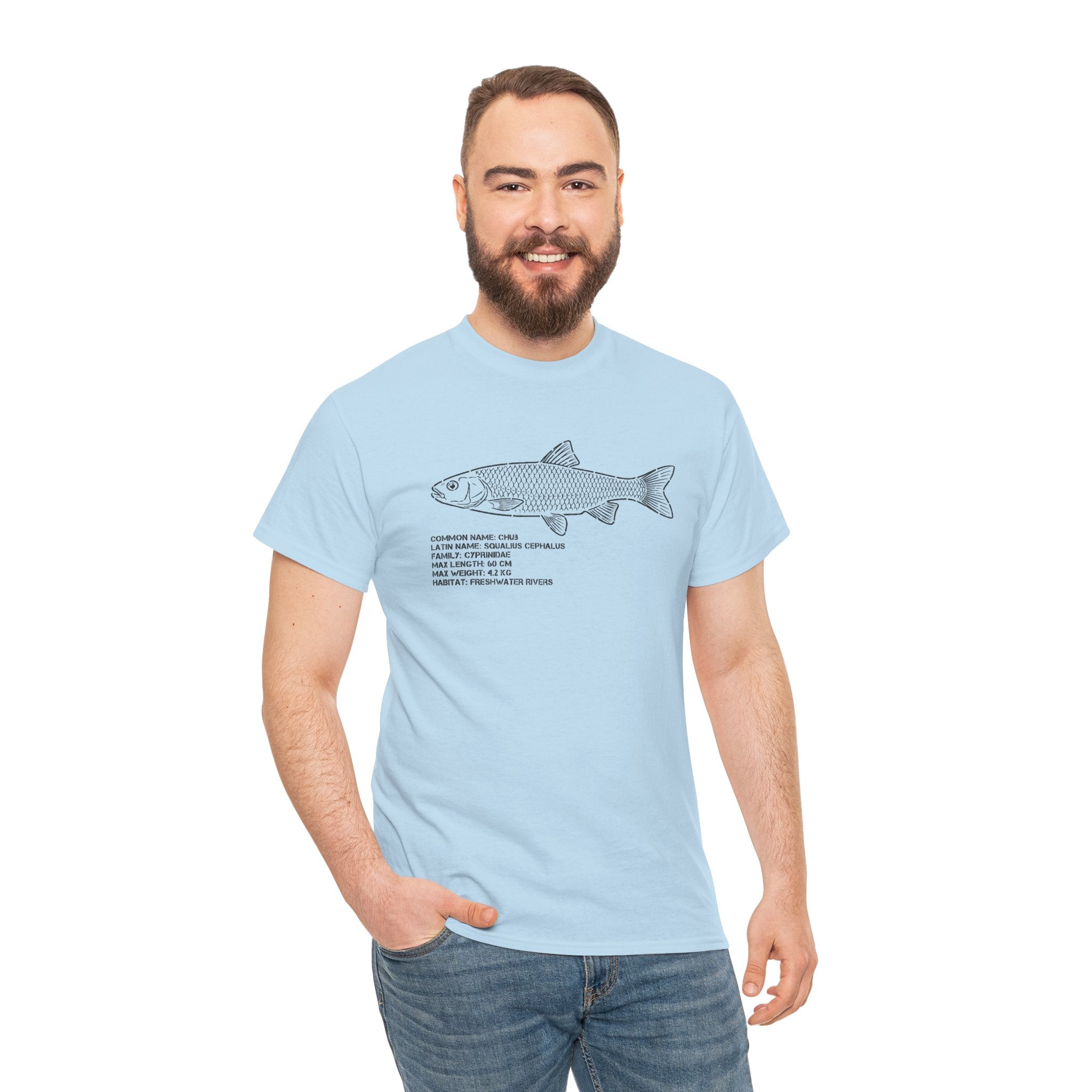 Fish Anatomy Graphic Tee — Scientific Illustration White T-Shirt