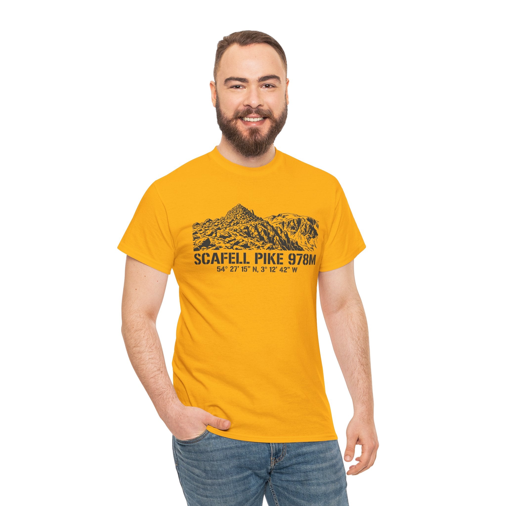 Scafell Pike 978M Mountain Tee — Scafell Pike Summit Graphic T-Shirt