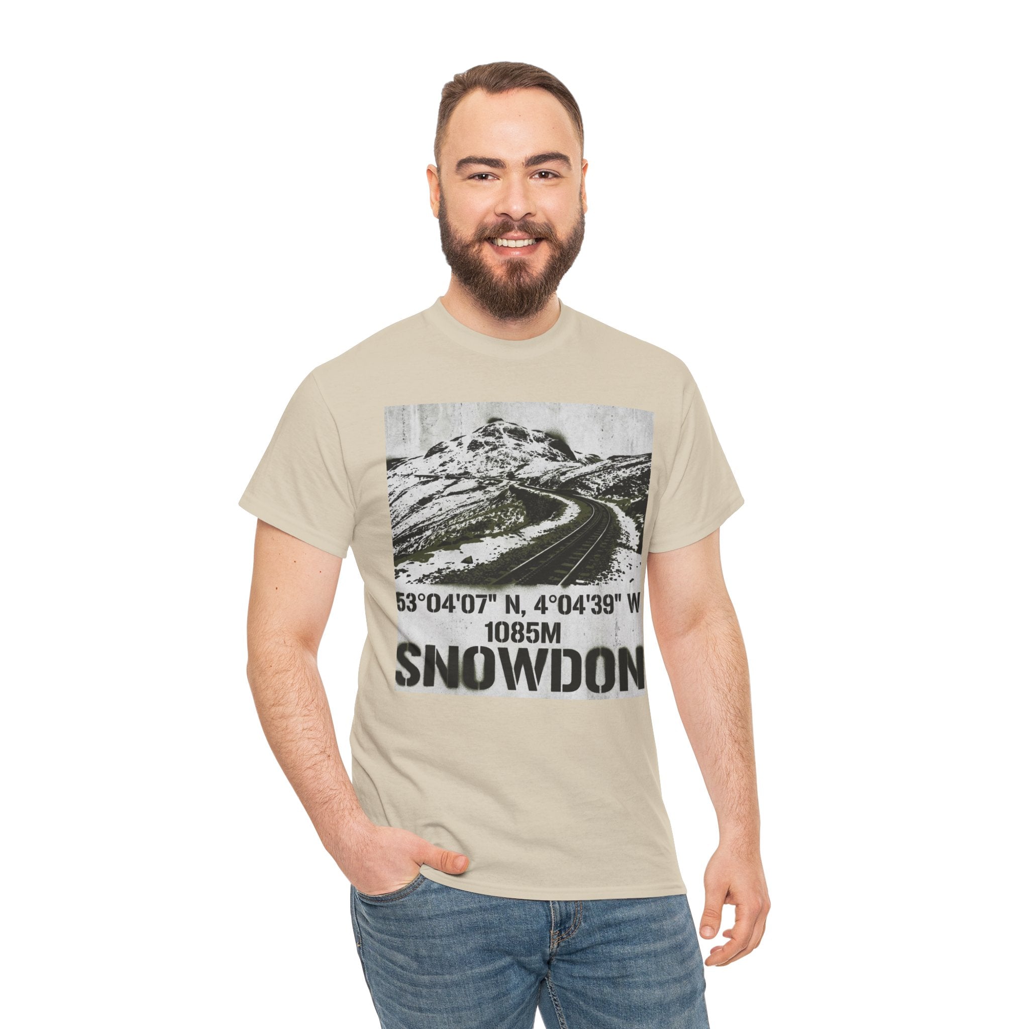 Snowdon Mountain Tee — Snowdon 1085M Coordinates Graphic T-Shirt