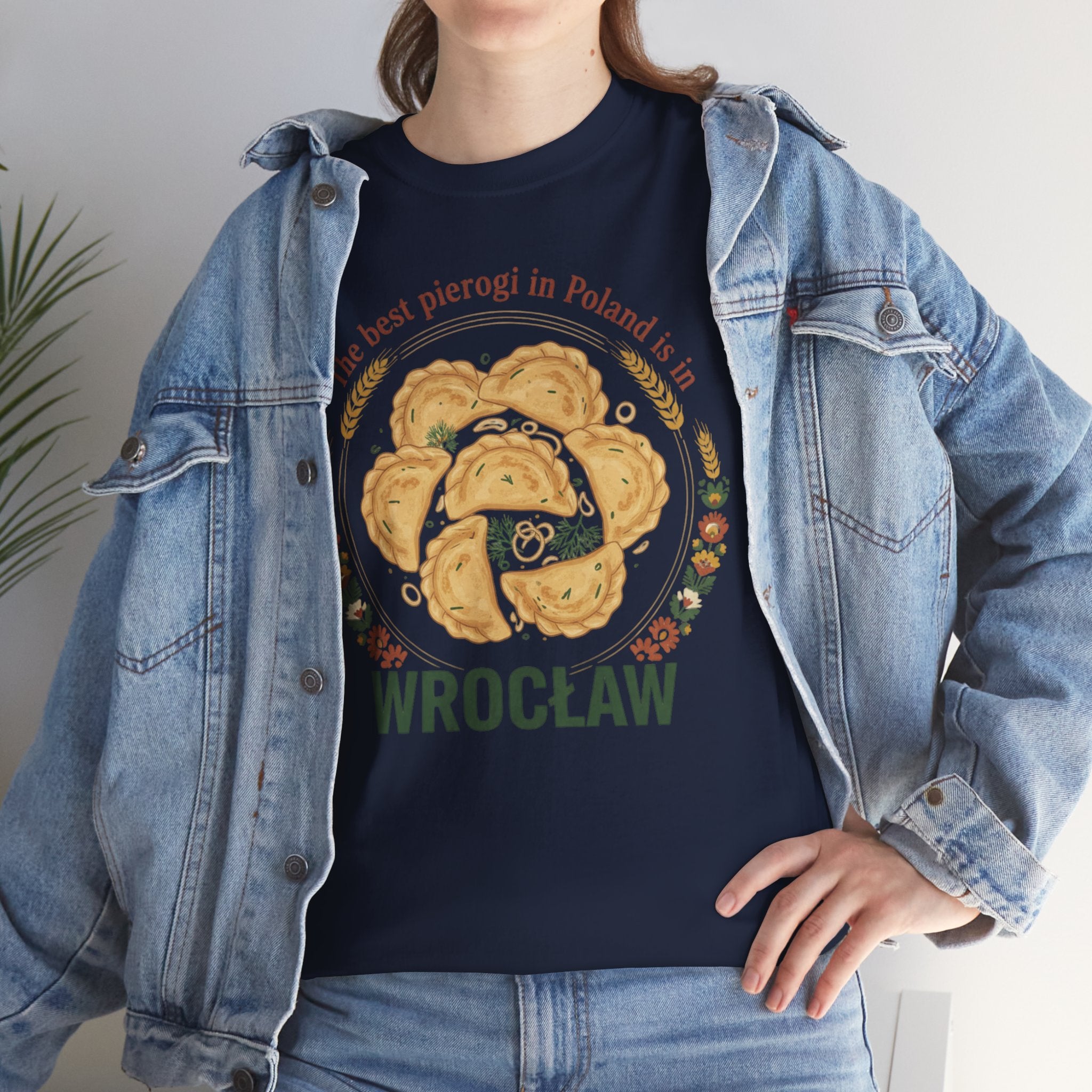 Wrocław Pierogi T-Shirt — "The best pierogi in Poland is in" Polish Food Tee