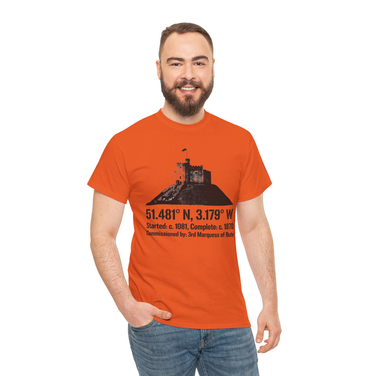 Cardiff Castle T-Shirt — Welsh Castle & City Heritage Tee — product image 5
