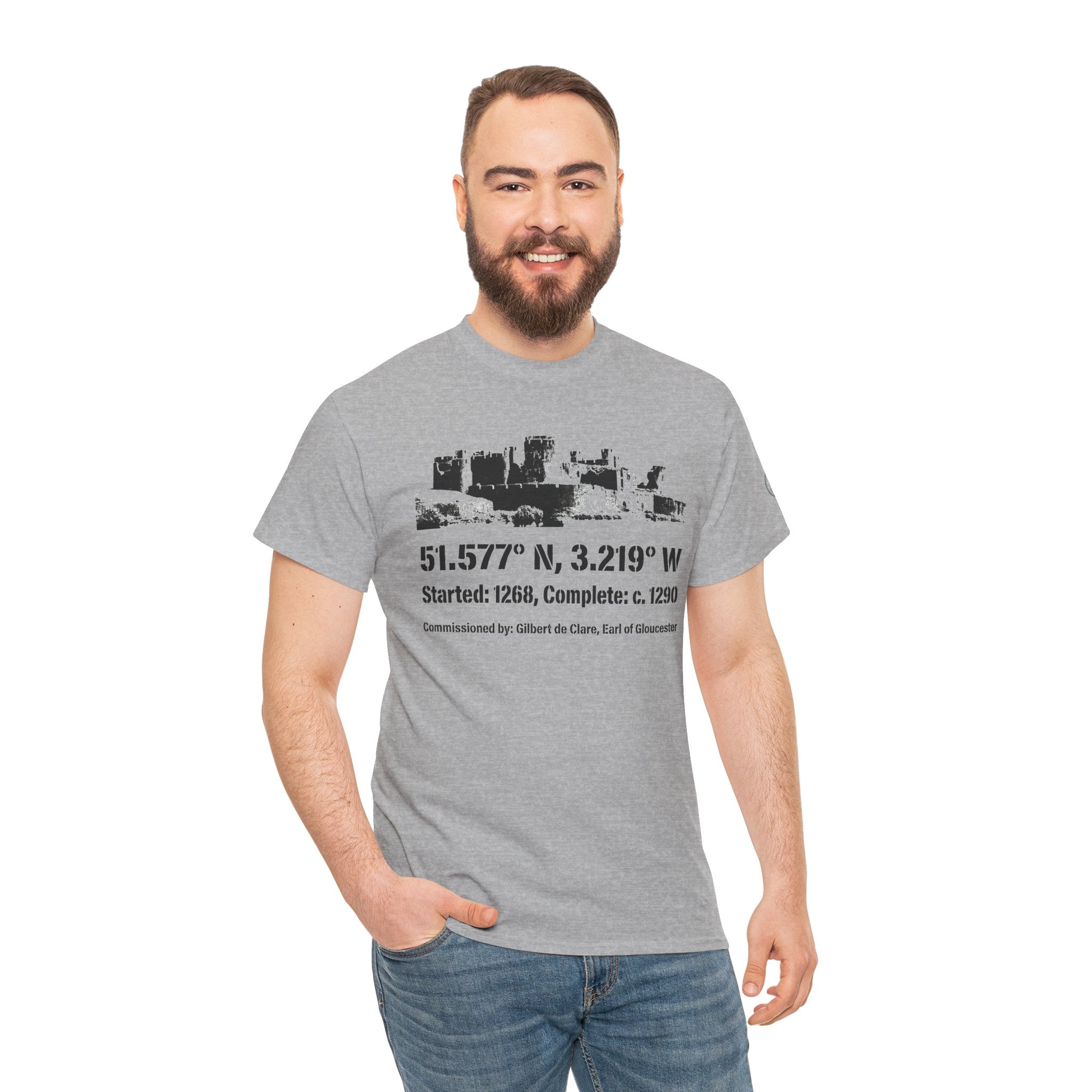 Caerphilly Castle T-Shirt — Welsh Landmark Tee for History Lovers & Travelers