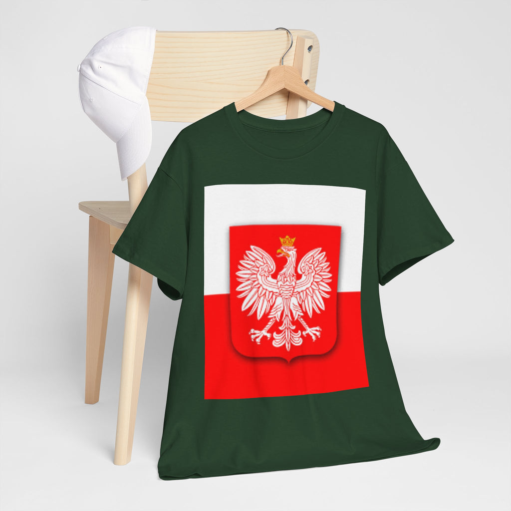 Polish White Eagle T-Shirt — Polska Coat of Arms Tee
