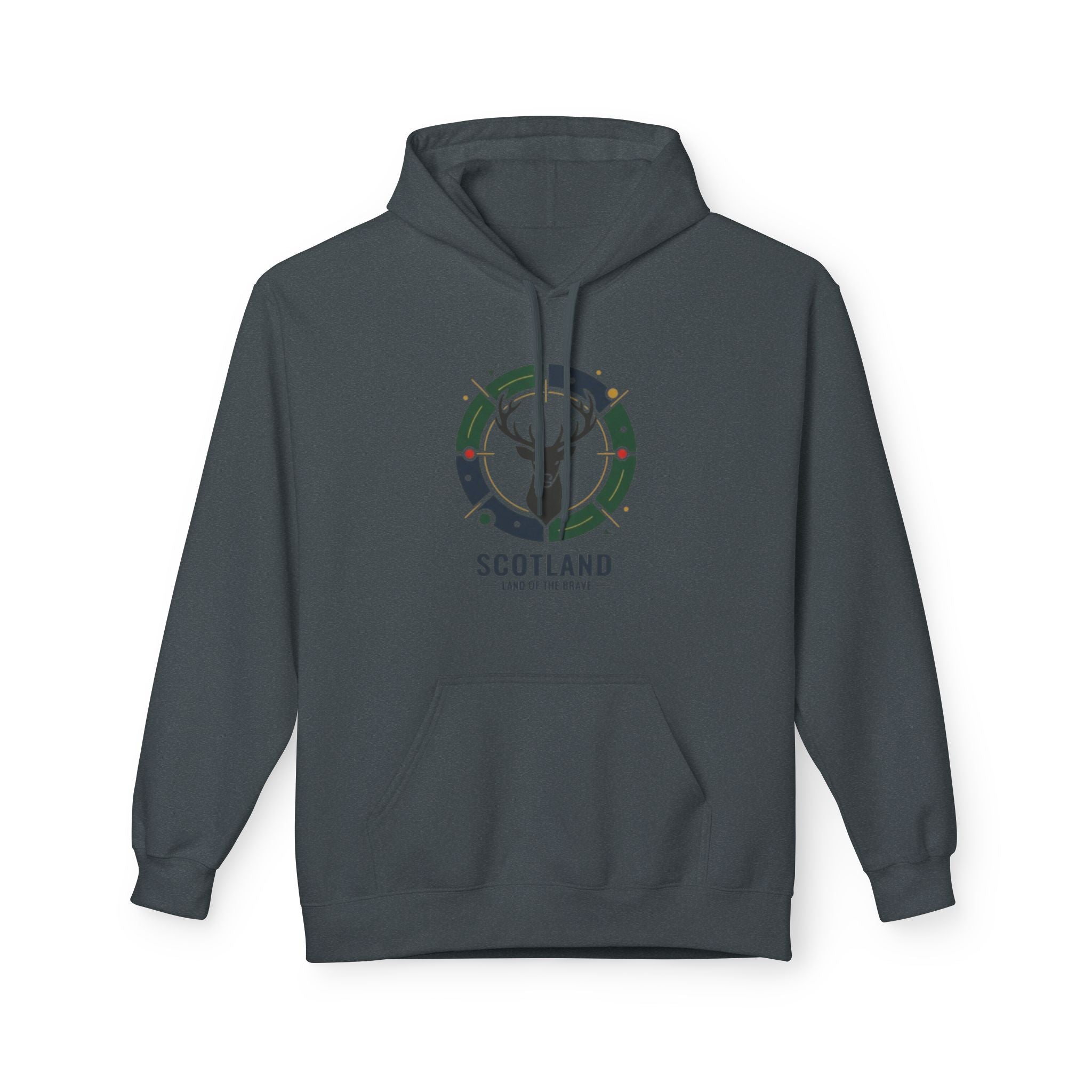 Scotland Stag Crest Hoodie – Scottish Pride Graphic Hoodie