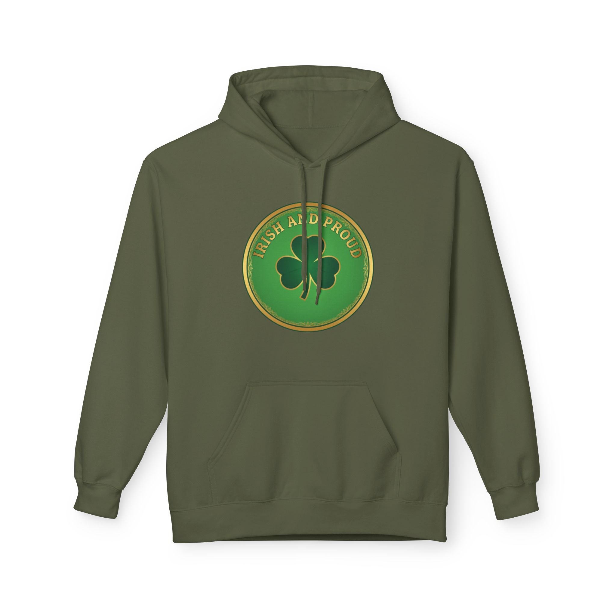 Lucky & Proud Shamrock Hoodie — Irish Pride St. Patrick’s Day Sweatshirt