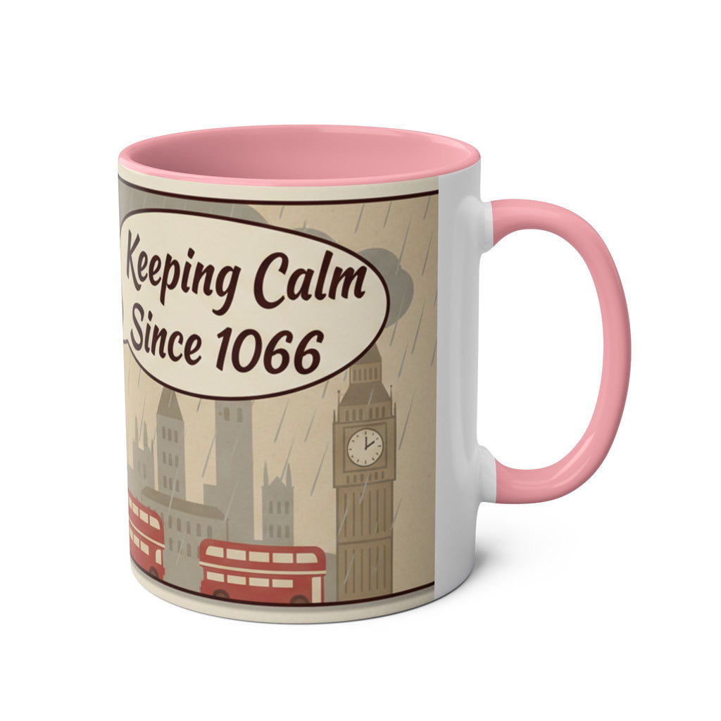 Two-Tone Coffee Mugs, 11oz