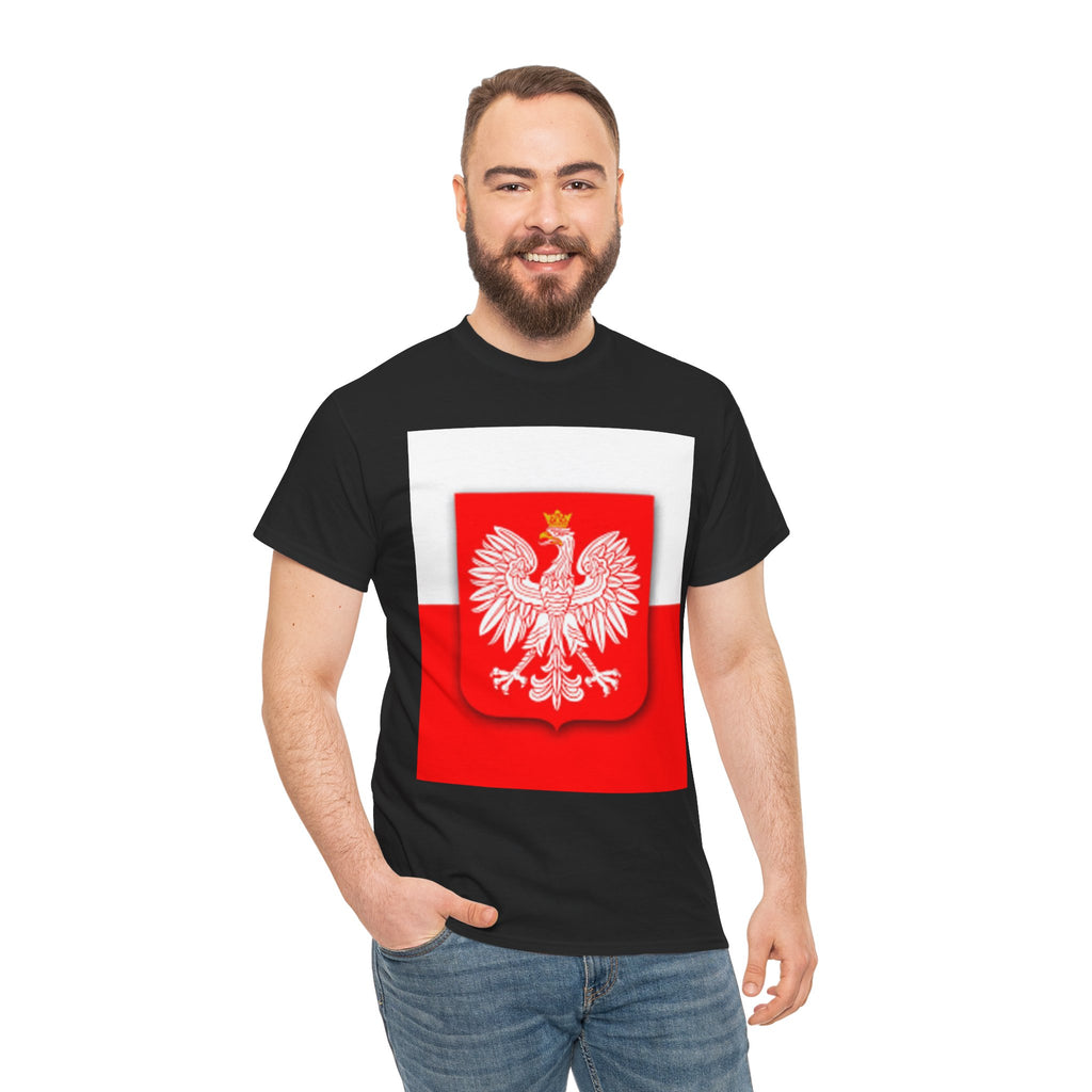 Polish White Eagle T-Shirt — Polska Coat of Arms Tee