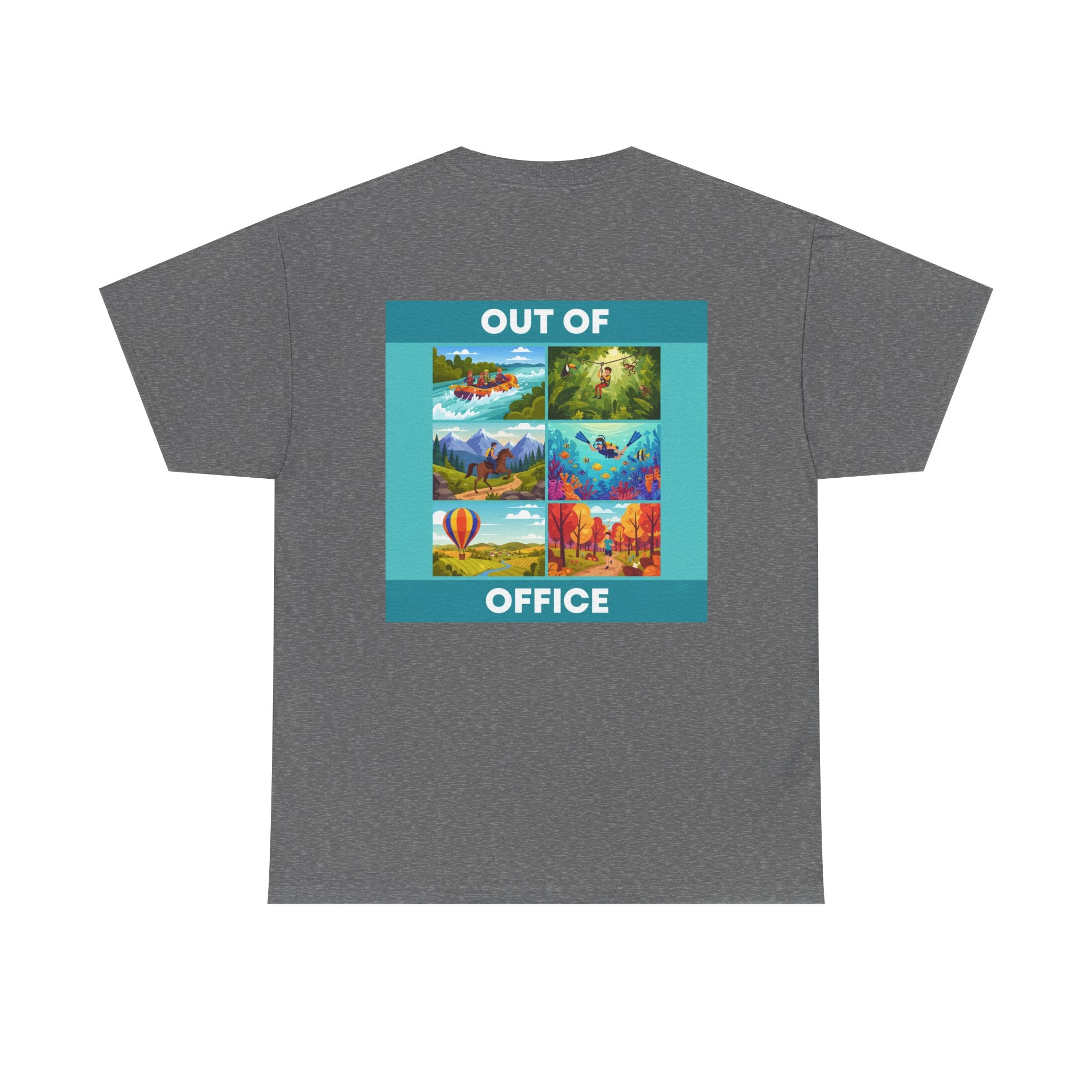 Out of Office Tee — Travel Scenes Graphic T-Shirt