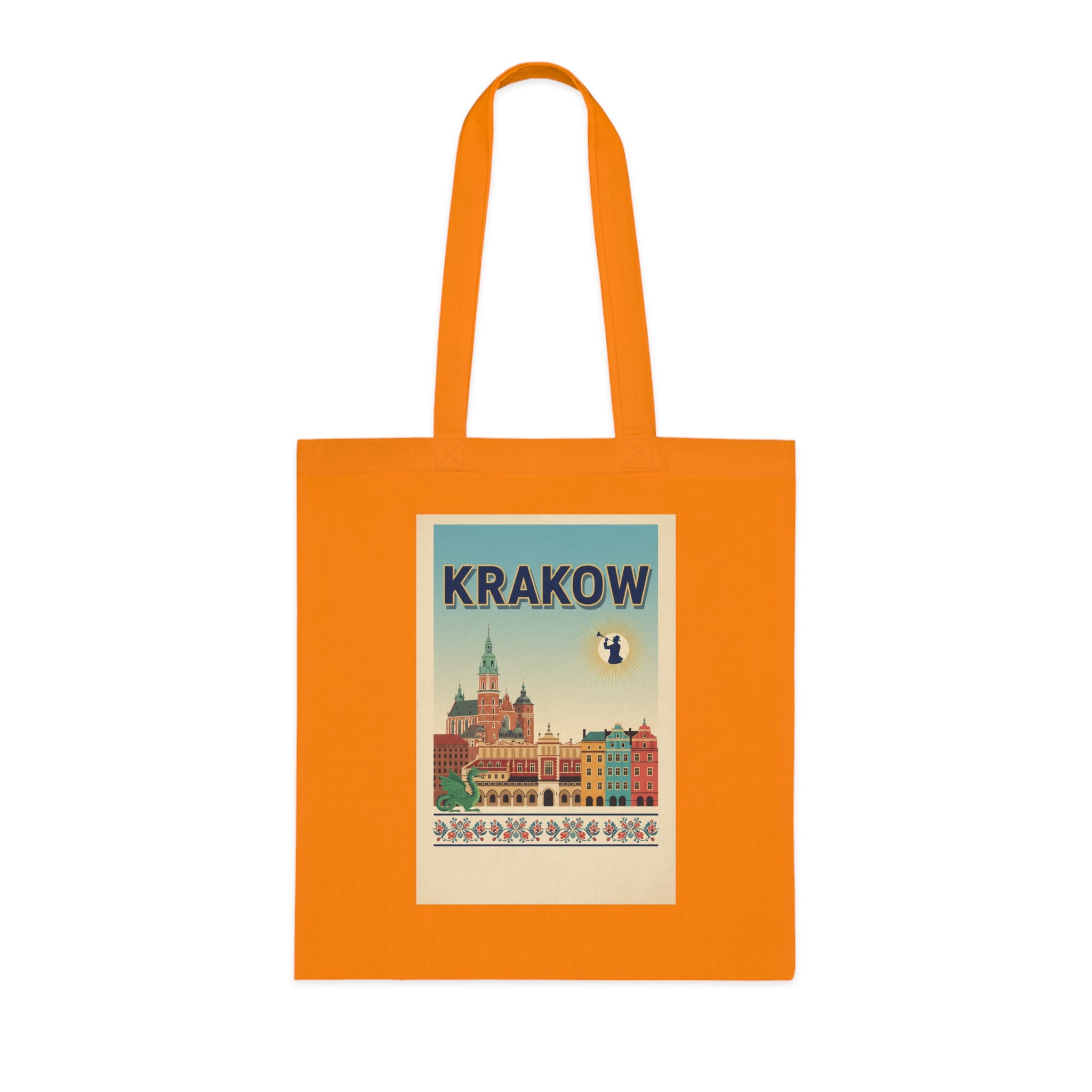 Krakow Vintage Travel Cotton Tote