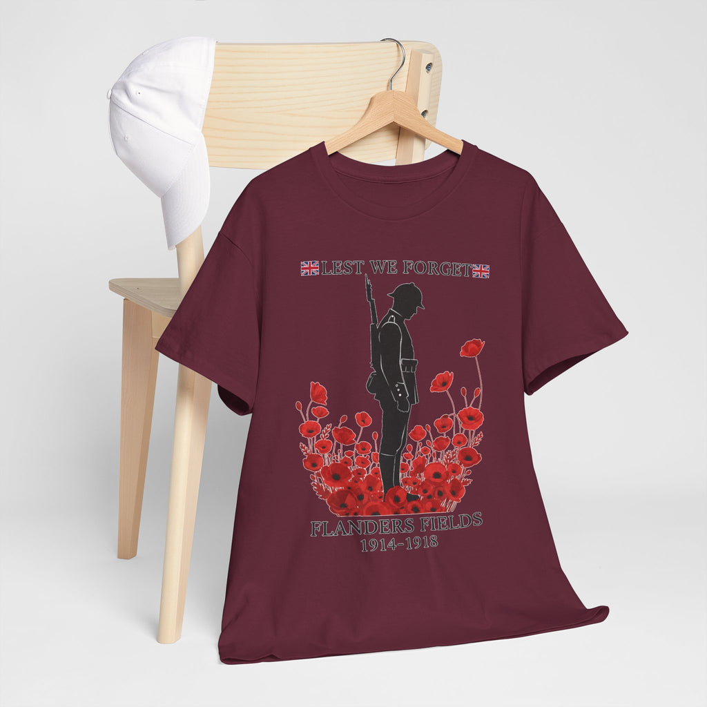 Flanders 1914–1918 T-Shirt — Great War Heritage Graphic
