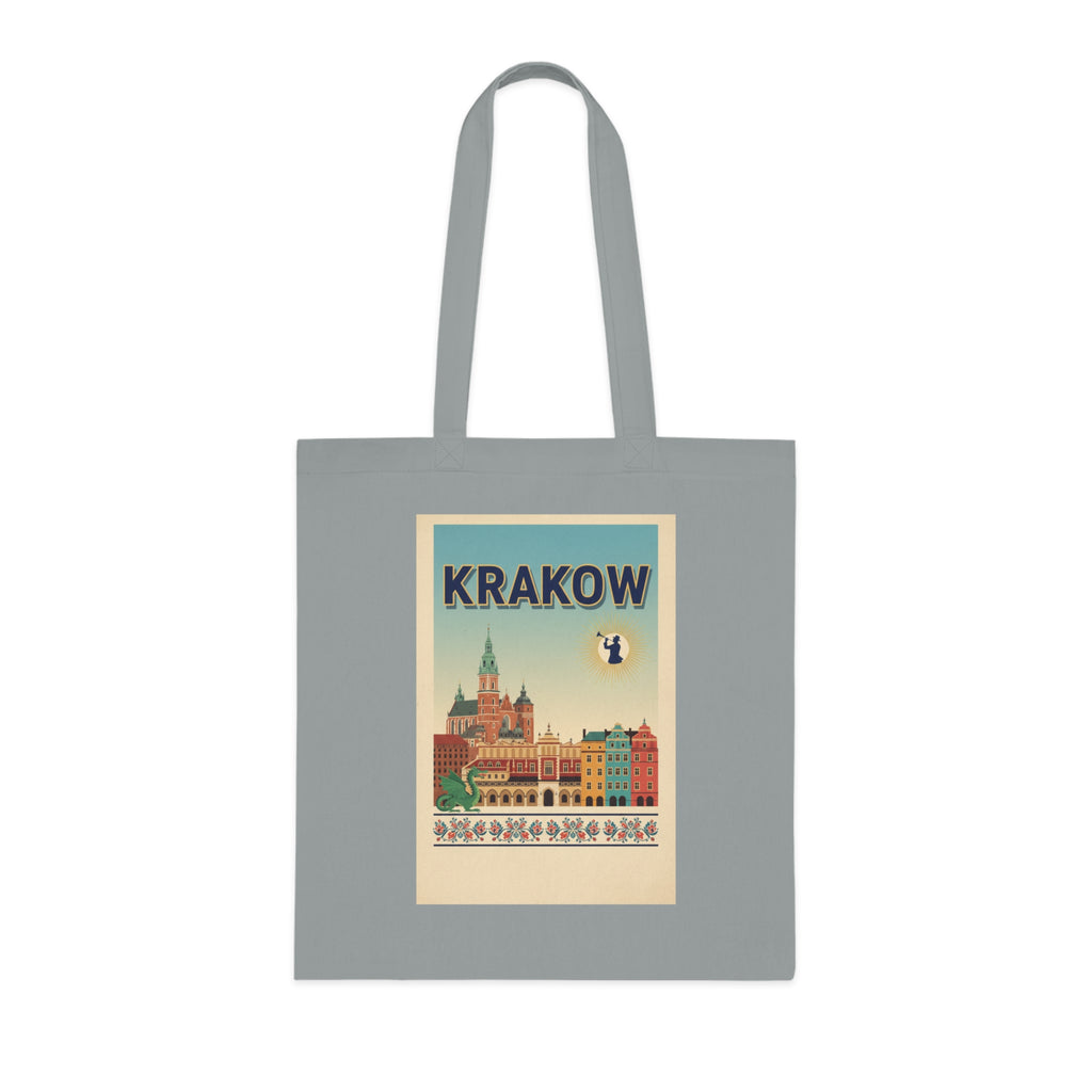 Krakow Vintage Travel Cotton Tote