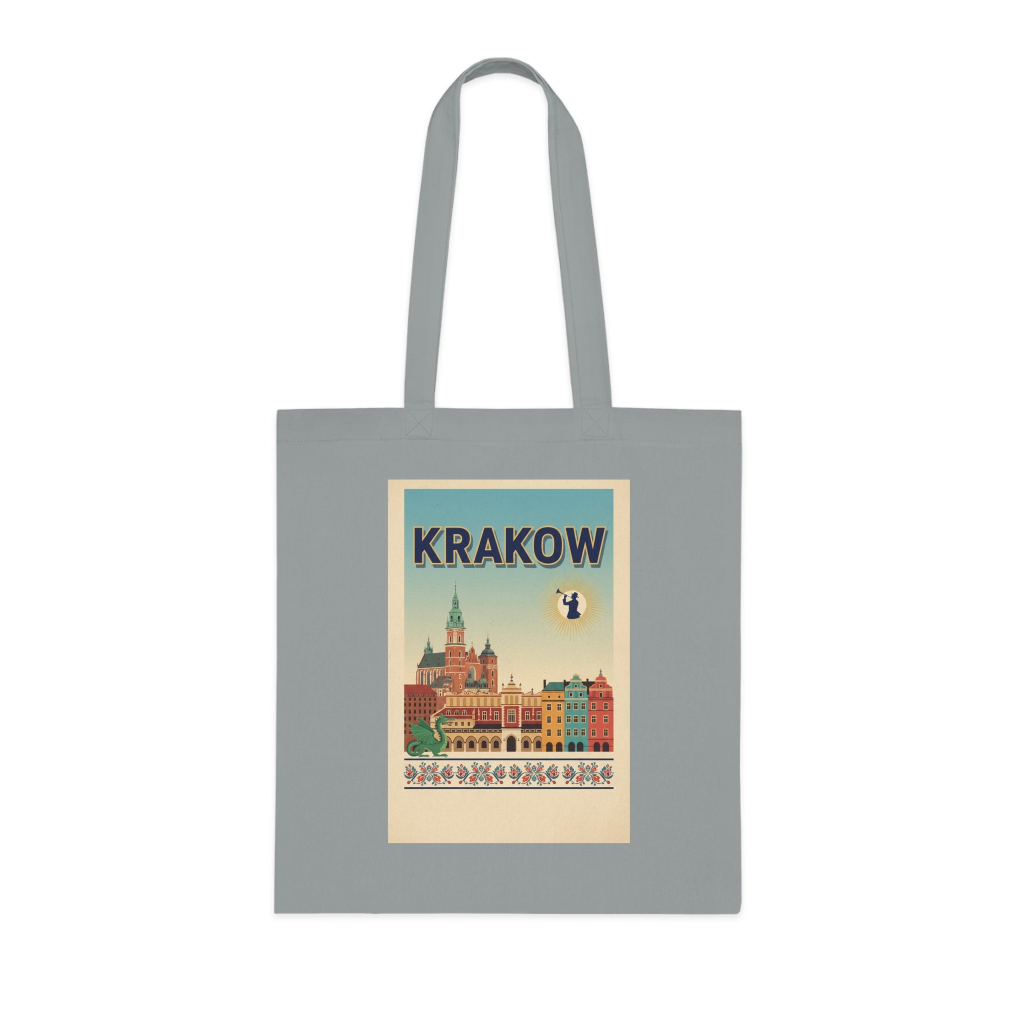 Krakow Vintage Travel Cotton Tote