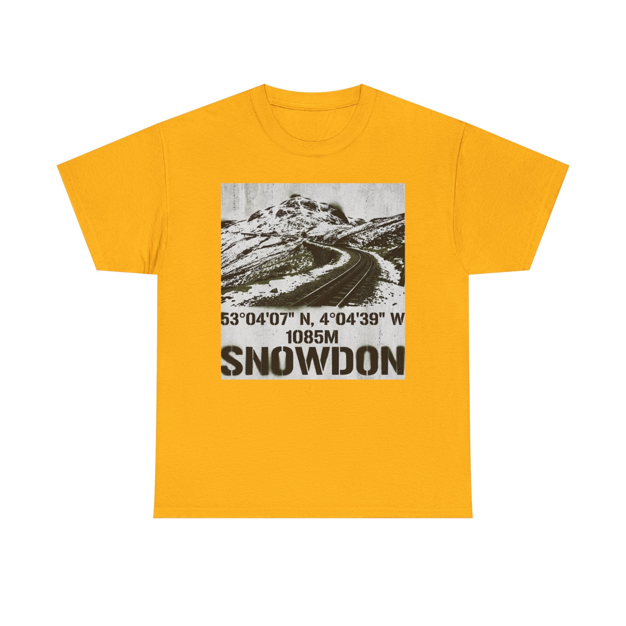 Snowdon Mountain Tee — Snowdon 1085M Coordinates Graphic T-Shirt