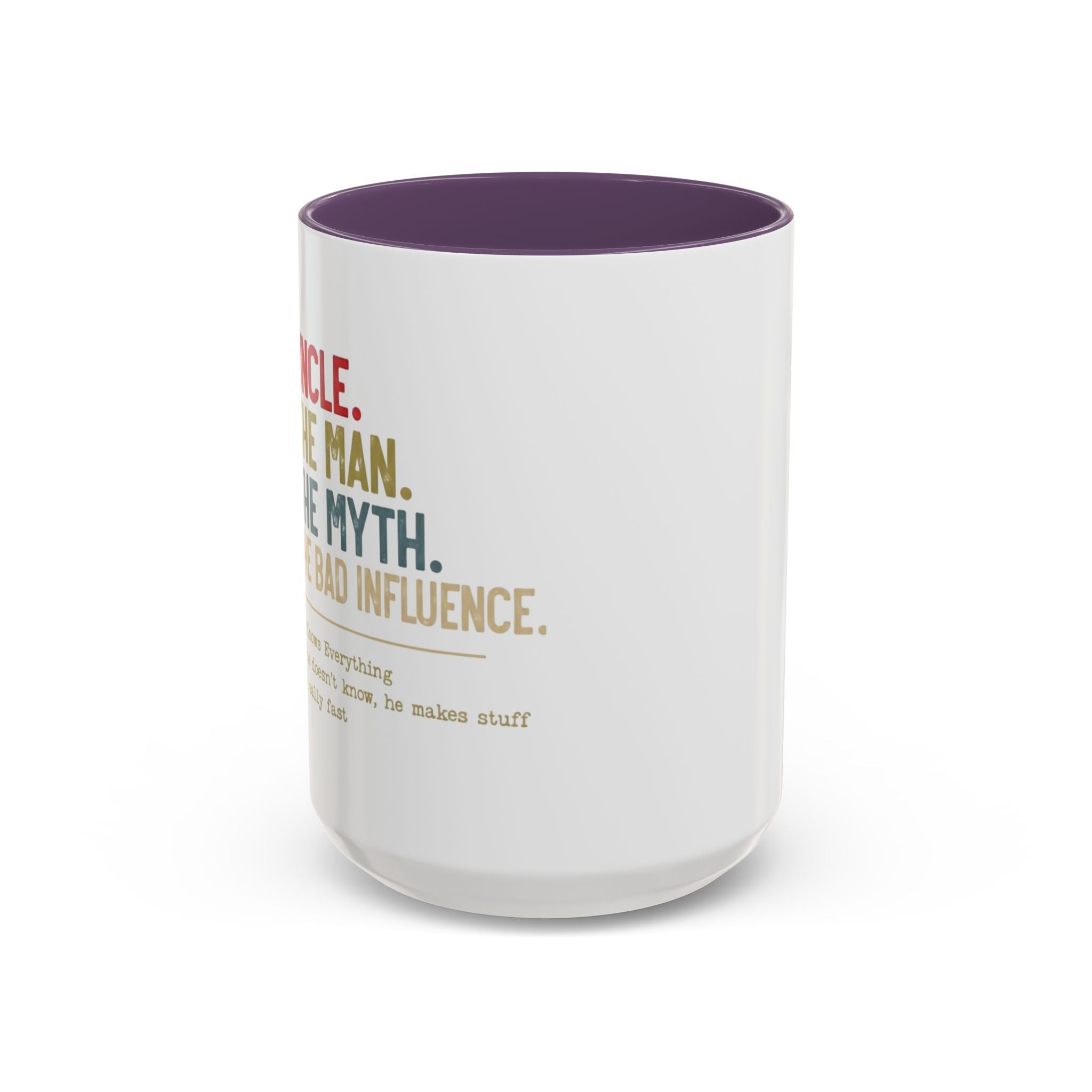 Uncle 'The Man, The Myth, The Legend' Accent Coffee Mug