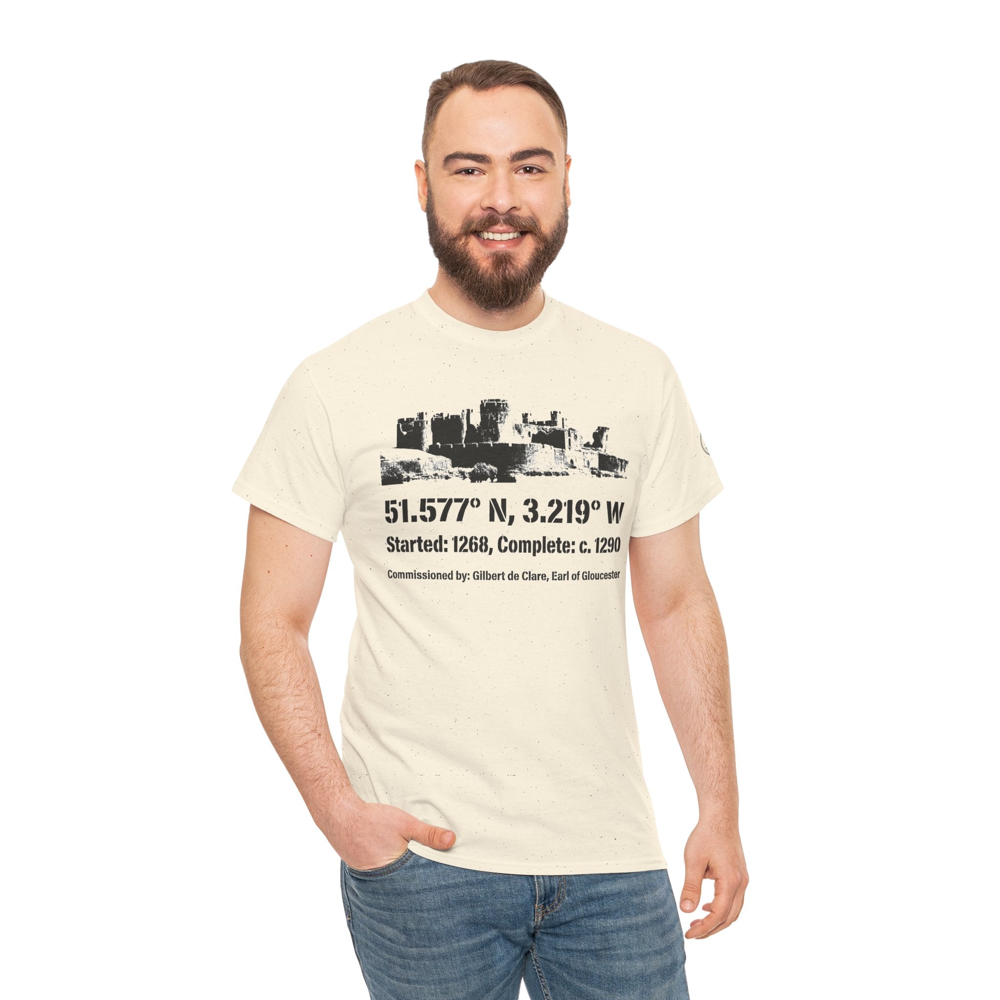 Caerphilly Castle T-Shirt — Welsh Landmark Tee for History Lovers & Travelers