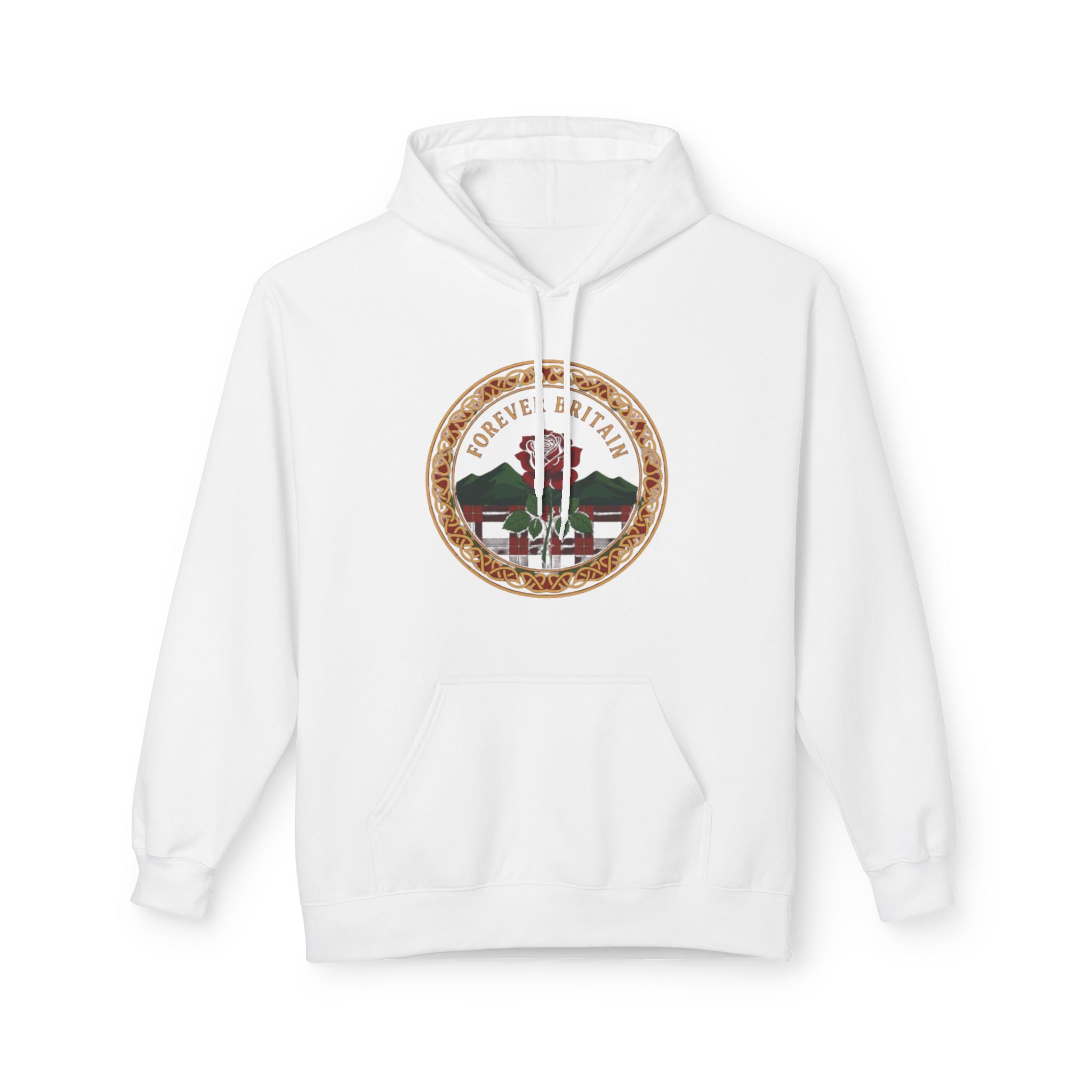Forever British Vintage Seal Hoodie — Retro UK Crest Pullover