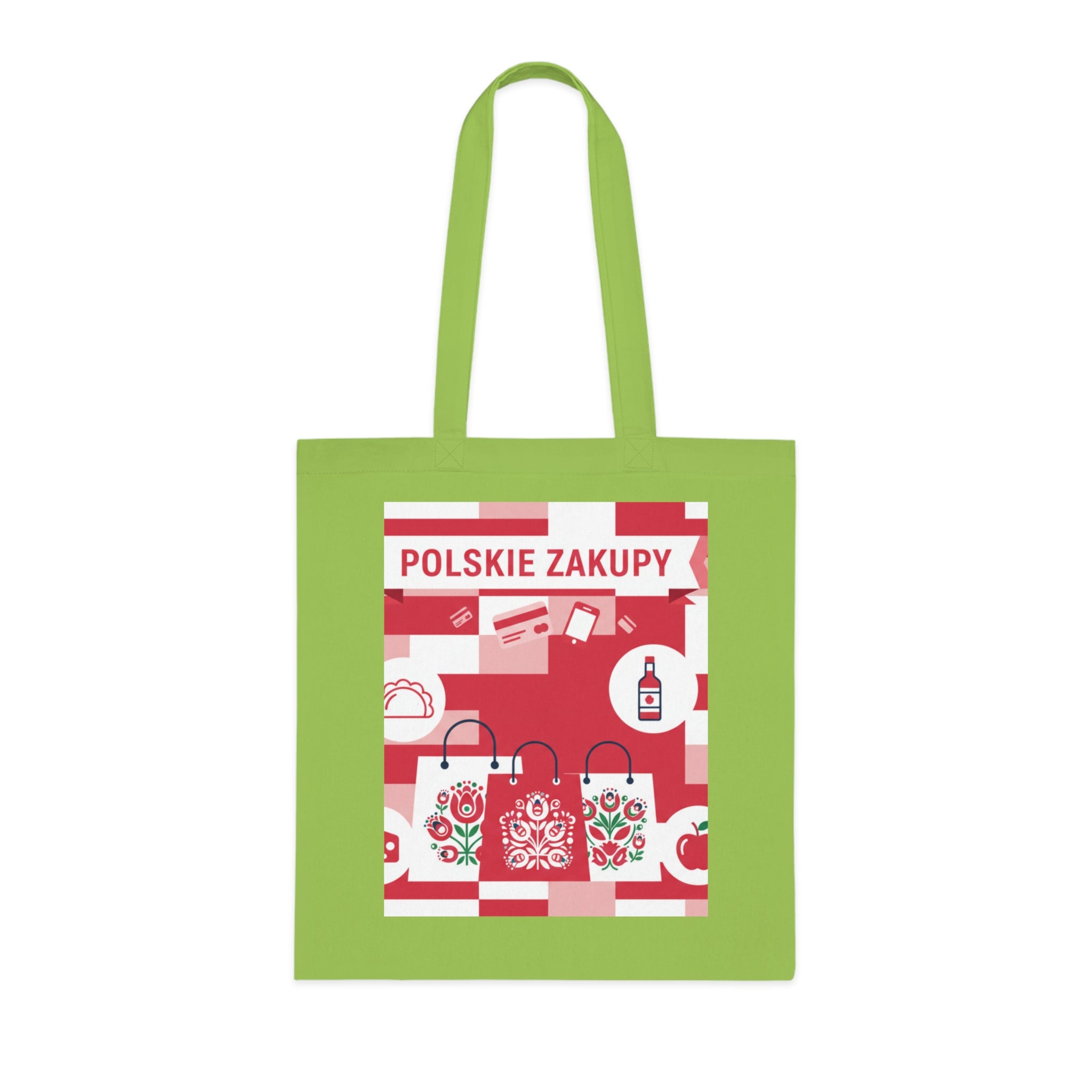 Polskie Zakupy Cotton Tote – Polish Grocery Market Shopping Bag