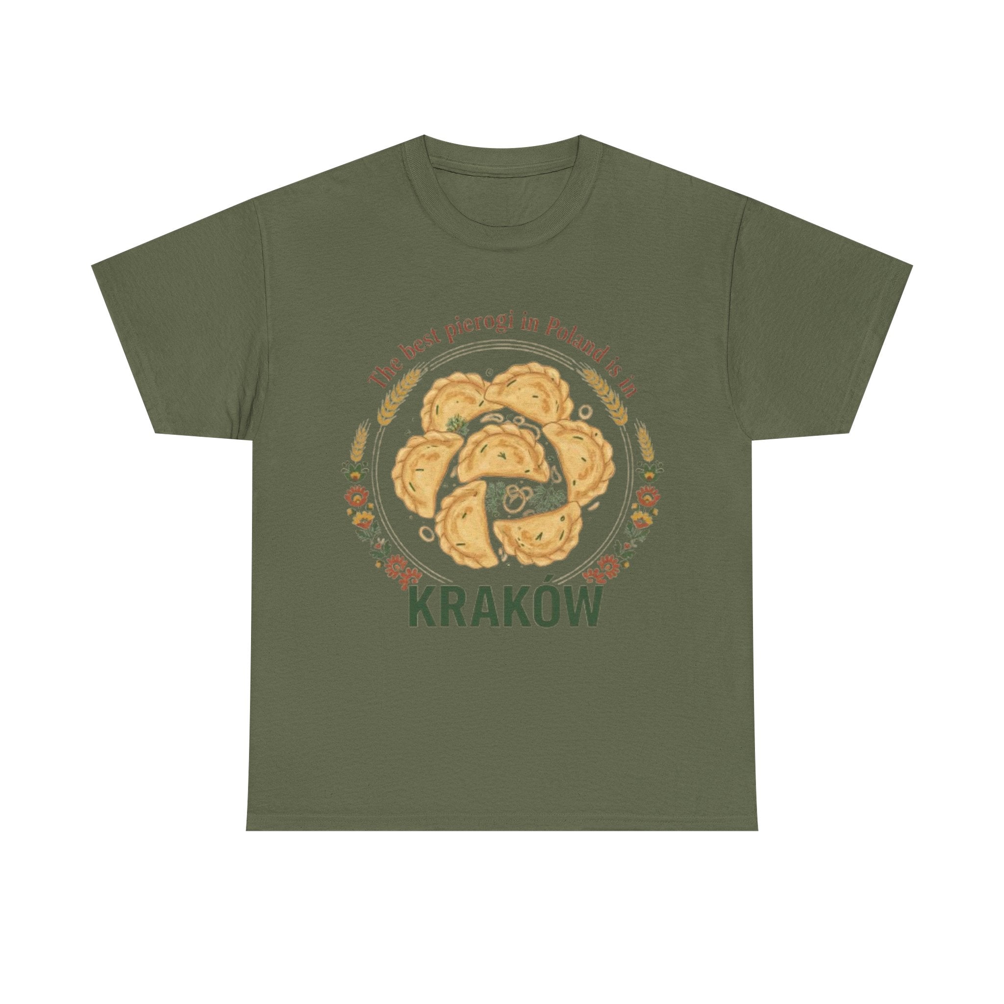 Kraków Pierogi T-Shirt — "The best pierogi in Poland is in Kraków" Shirt