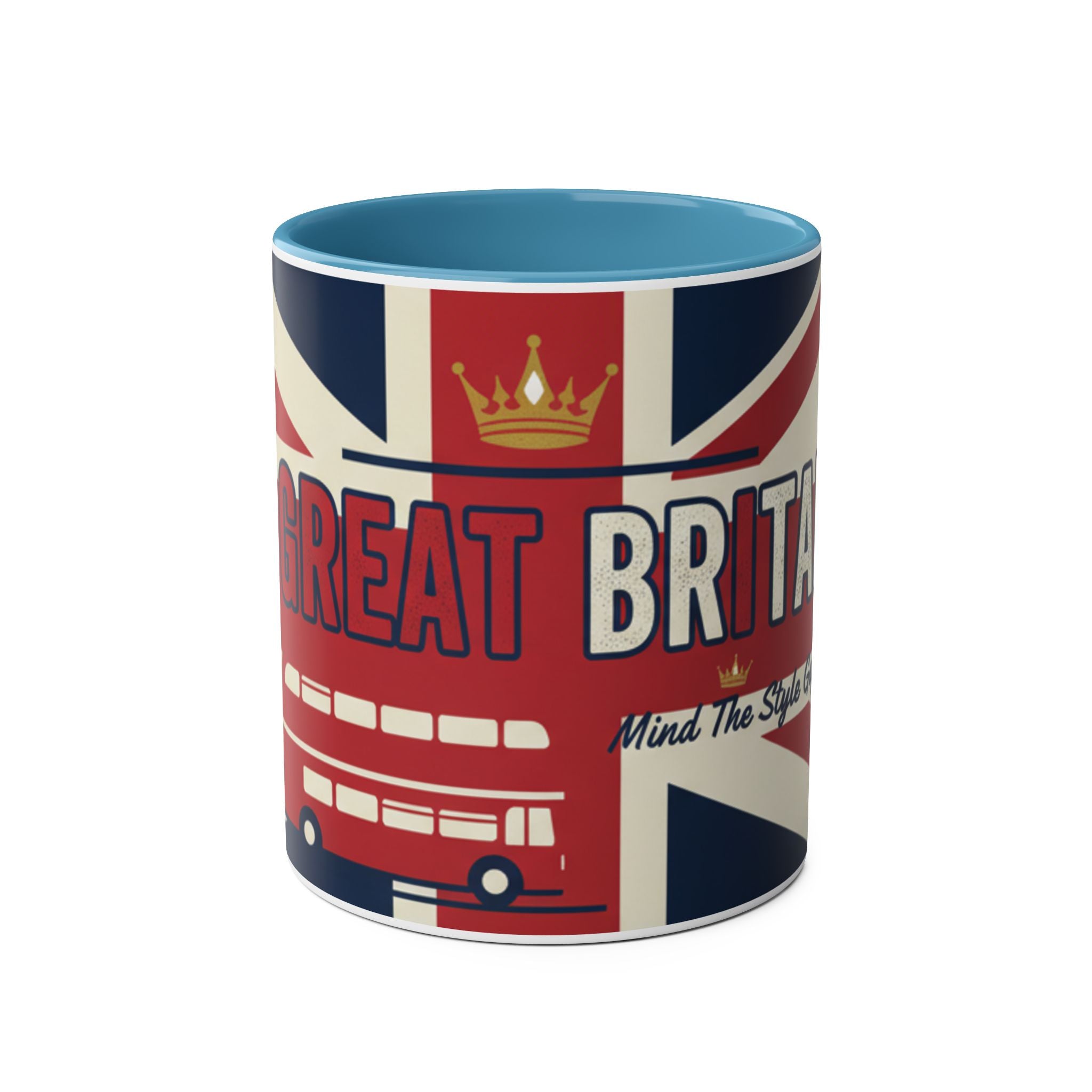 Two-Tone Coffee Mugs, 11oz