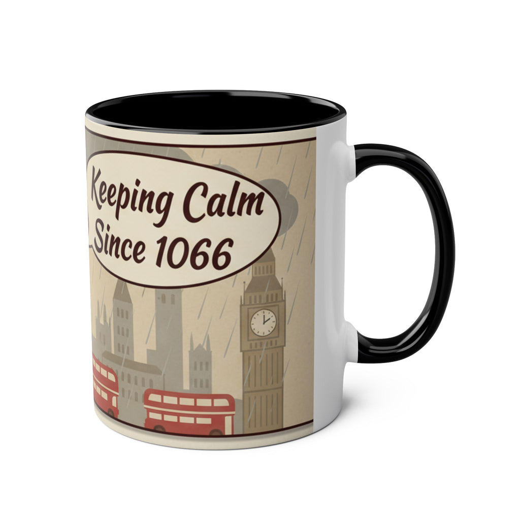Two-Tone Coffee Mugs, 11oz