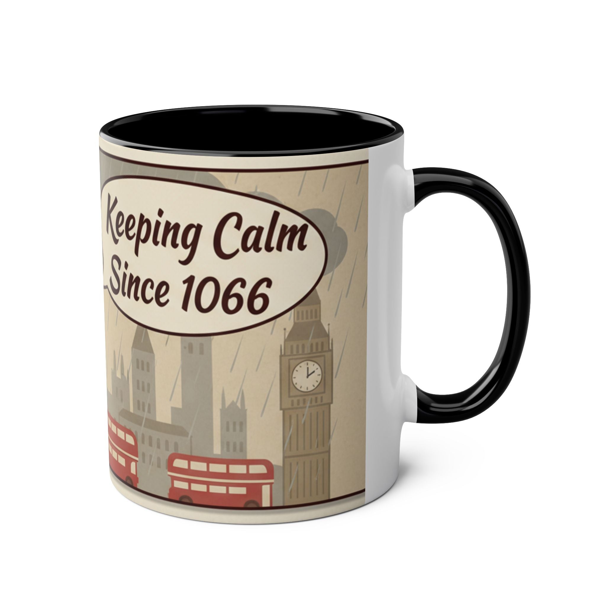 Two-Tone Coffee Mugs, 11oz
