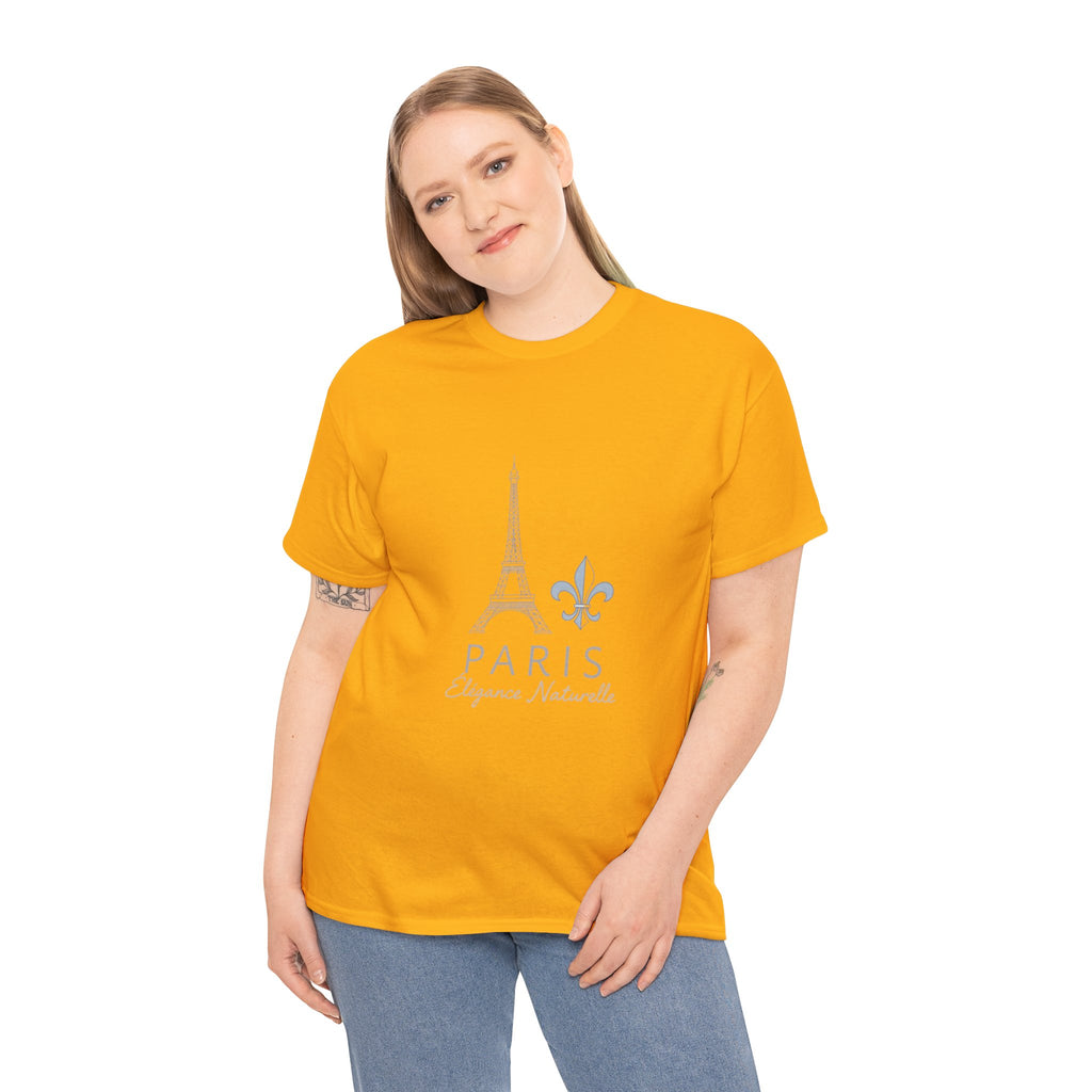 Paris Eiffel Tower Tee – 'Paris Élégance Naturelle' Graphic T-Shirt