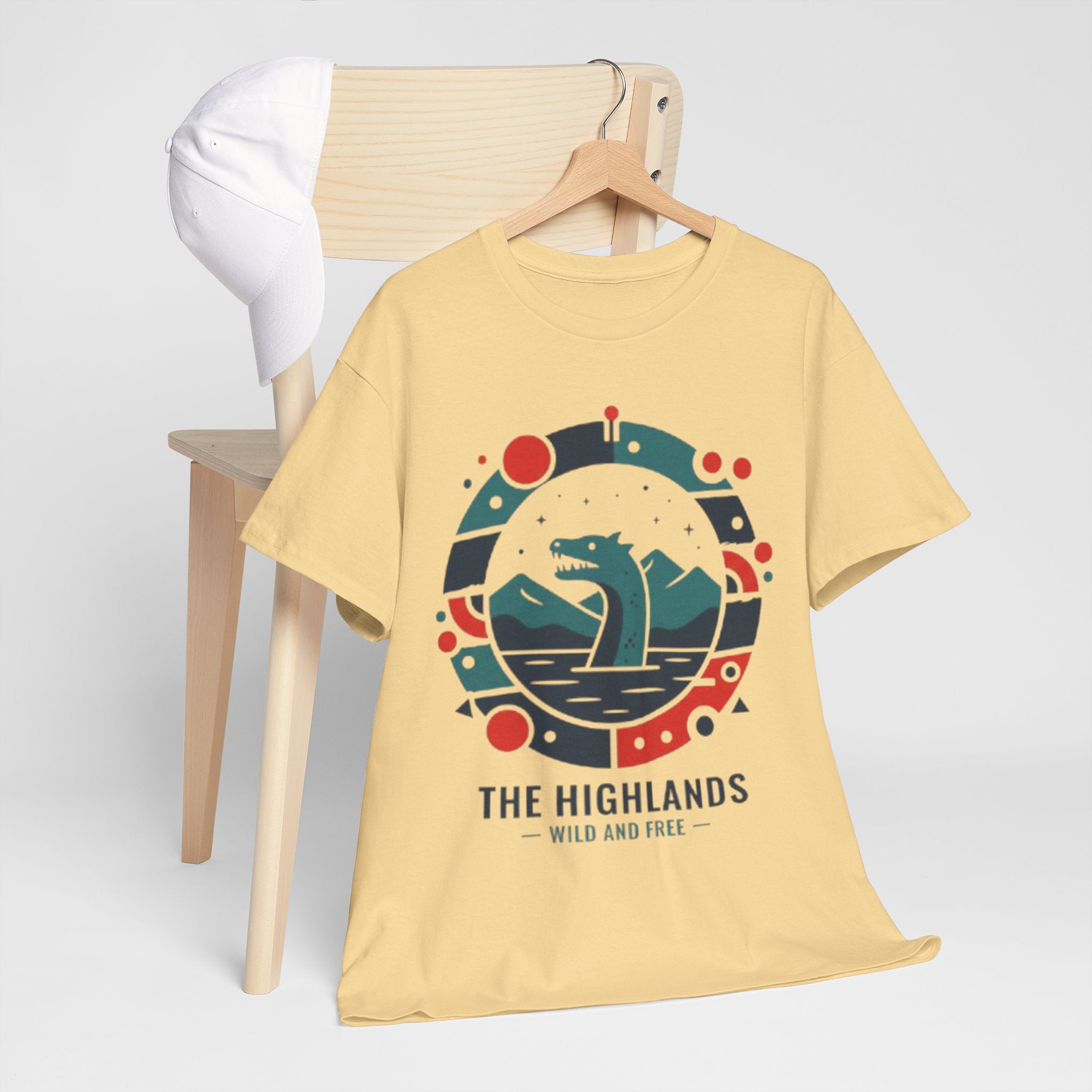 Highlands Waves Tee — "The Highlands: Wild and Free" Graphic T‑Shirt