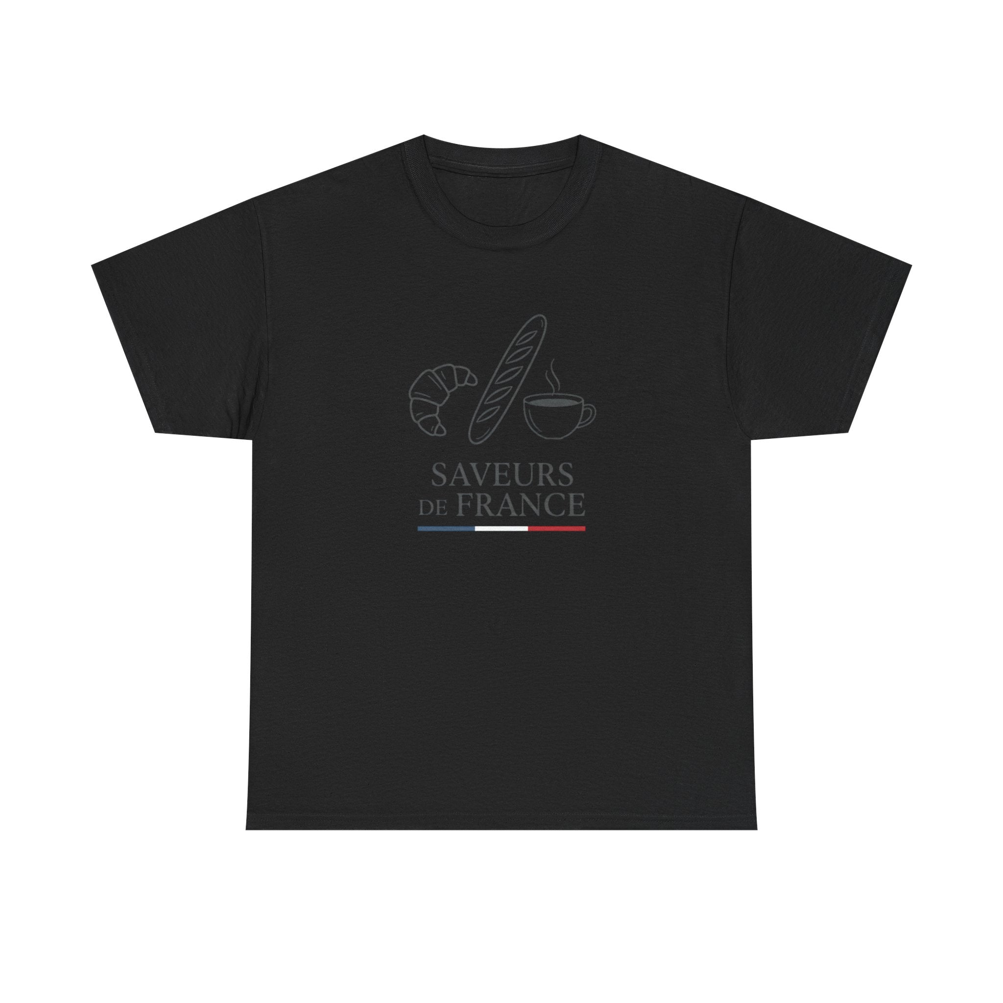 Saveurs de France T-Shirt — French Bakery Croissant & Baguette Tee
