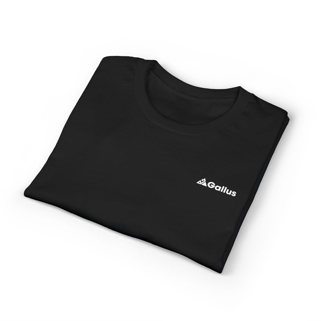 Minimalist 'Ad Astra' Small Chest Logo T-Shirt — Black Graphic Tee