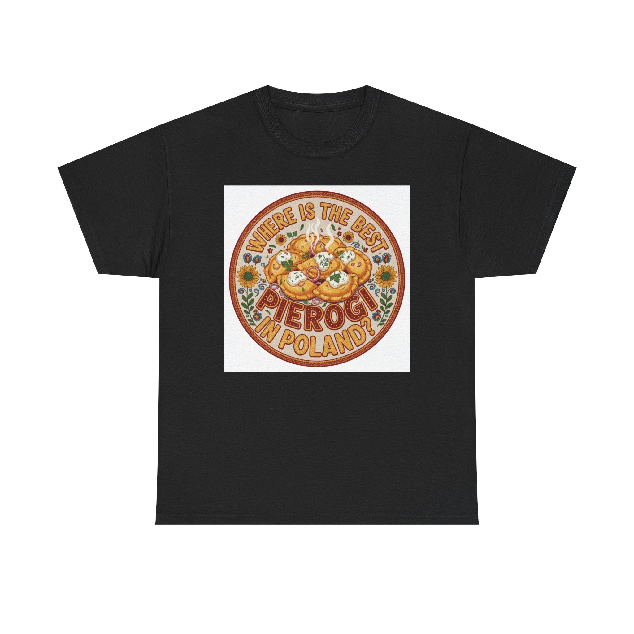 Pierogi Shirt - "Pierogi Are the Best in Poland" Retro Food Tee