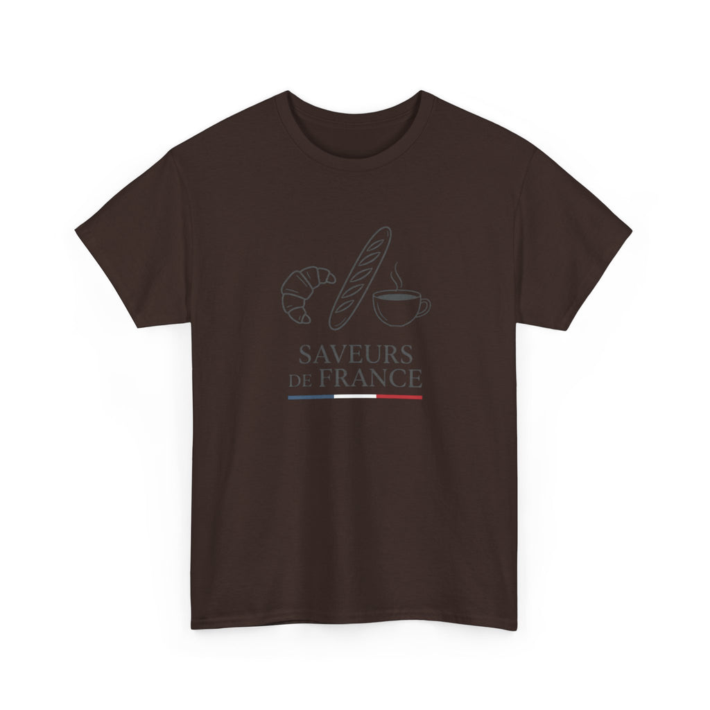 Saveurs de France T-Shirt — French Bakery Croissant & Baguette Tee