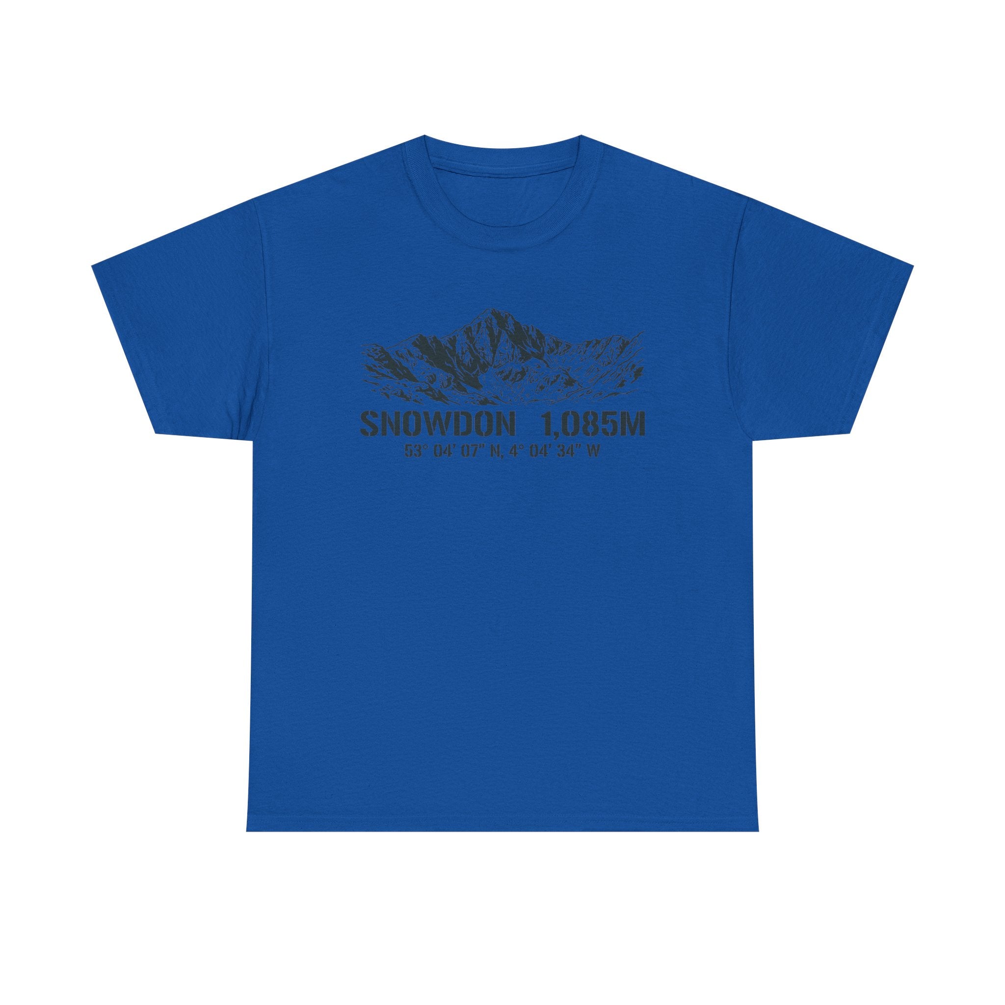 Snowdon 1,085M Mountain Tee with Coordinates