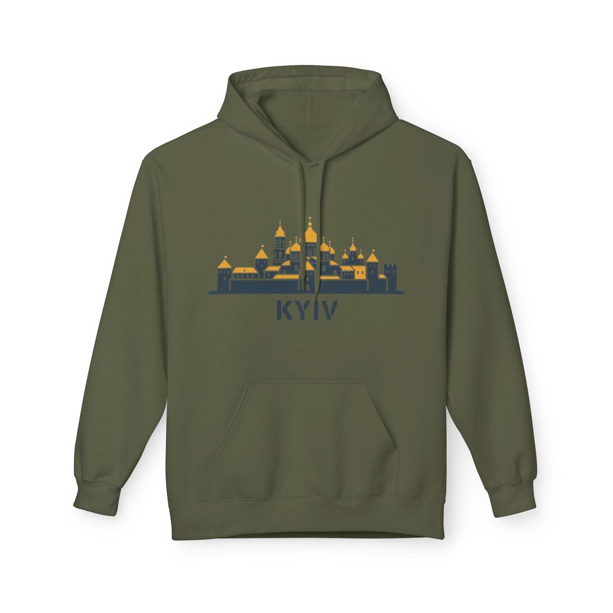 Kyiv Skyline Hoodie — Minimal Cityscape Ukraine Pride Sweatshirt