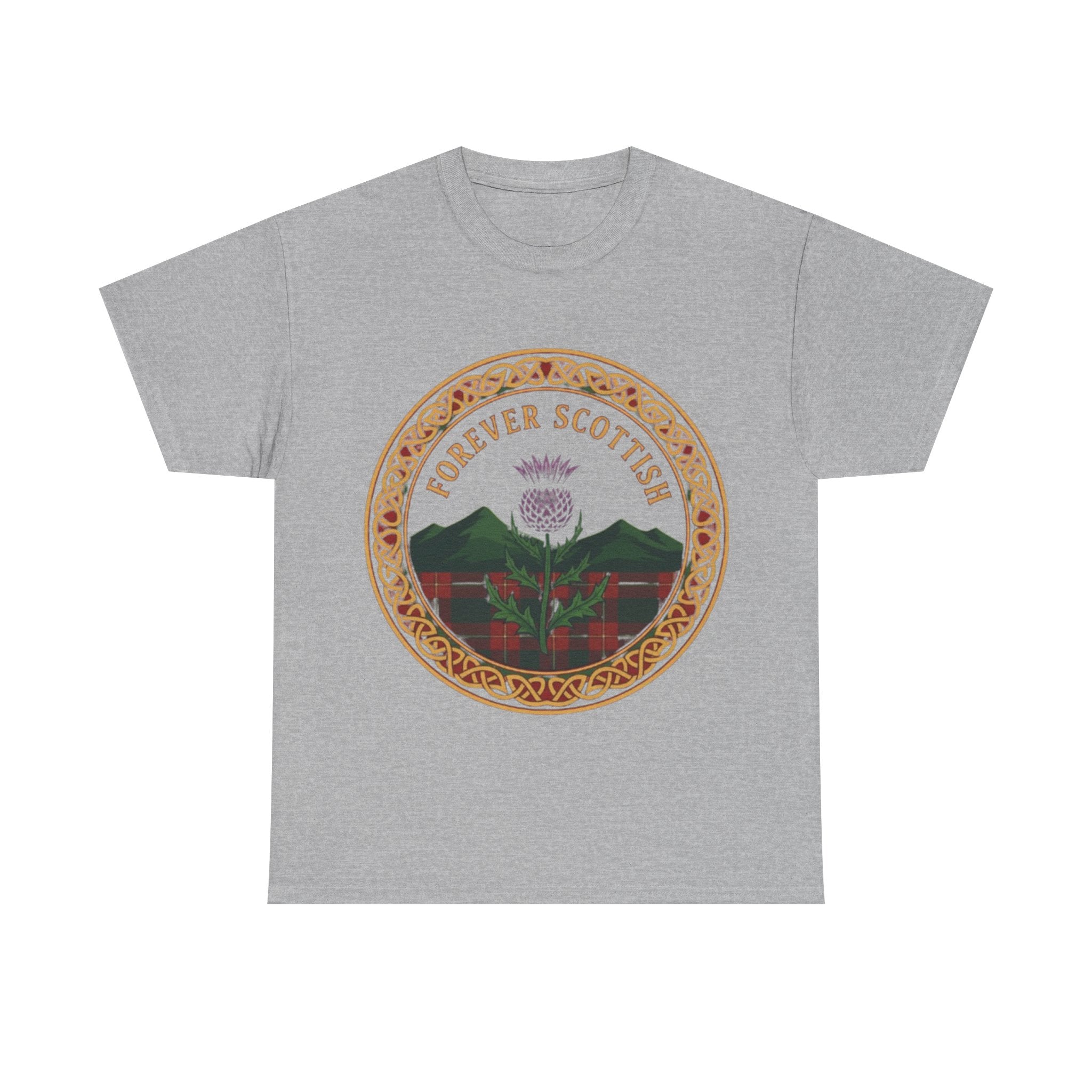 Scottish Thistle T‑Shirt - "Forever Scottish" Crest Tee