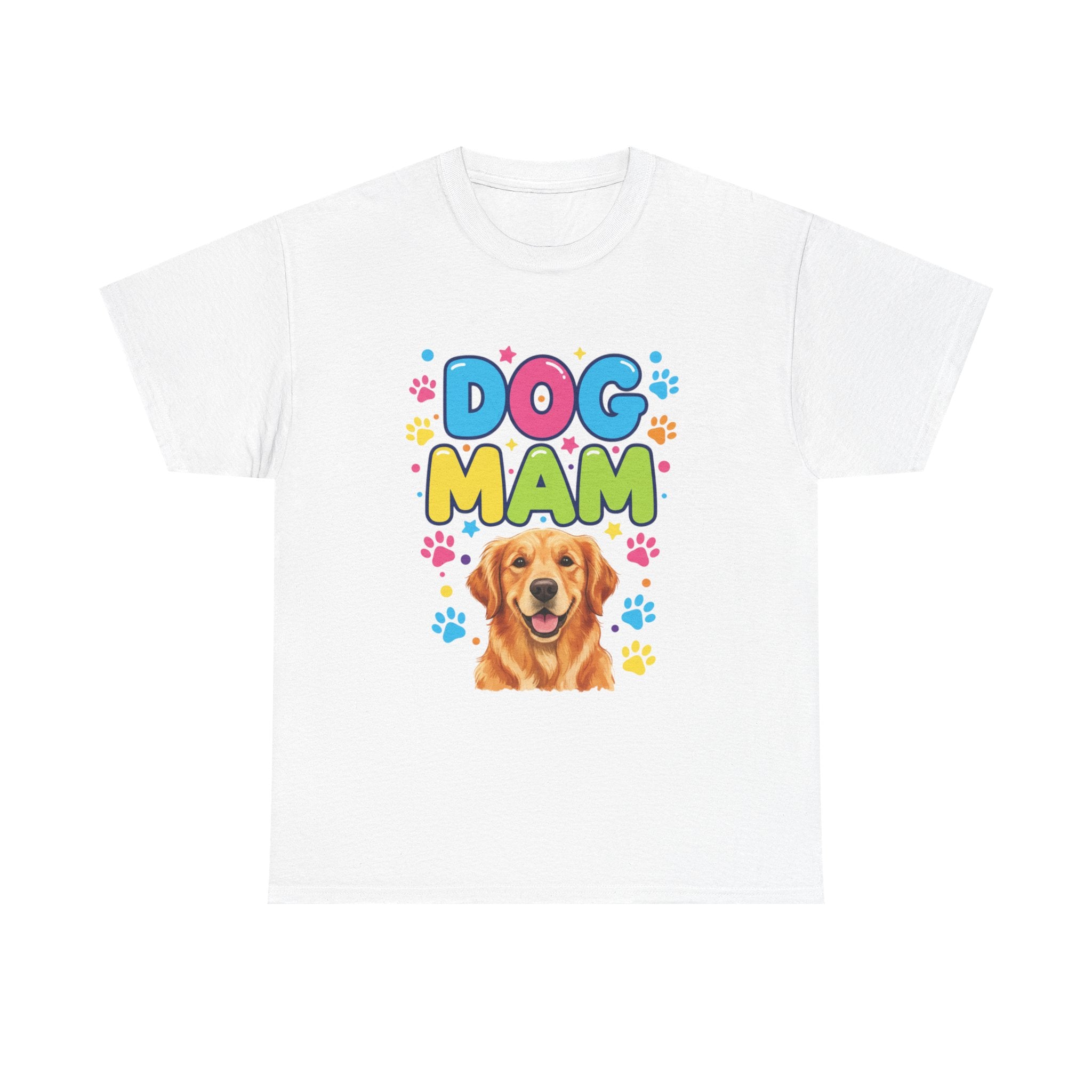 Dog Mam T-Shirt — Cute Colorful "Dog Mam" Graphic Tee for Dog Lovers