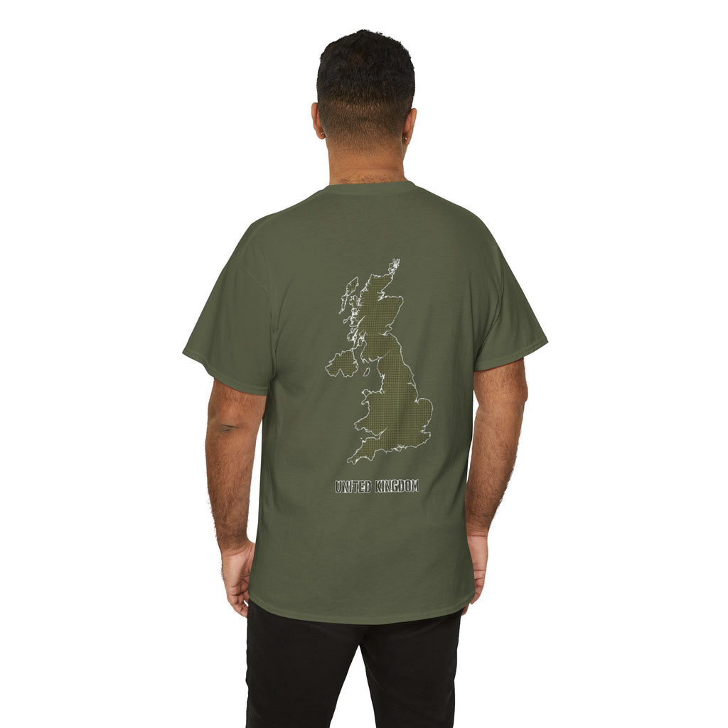 United Kingdom Map Tee — "GALLUS" Streetwear Graphic T-Shirt