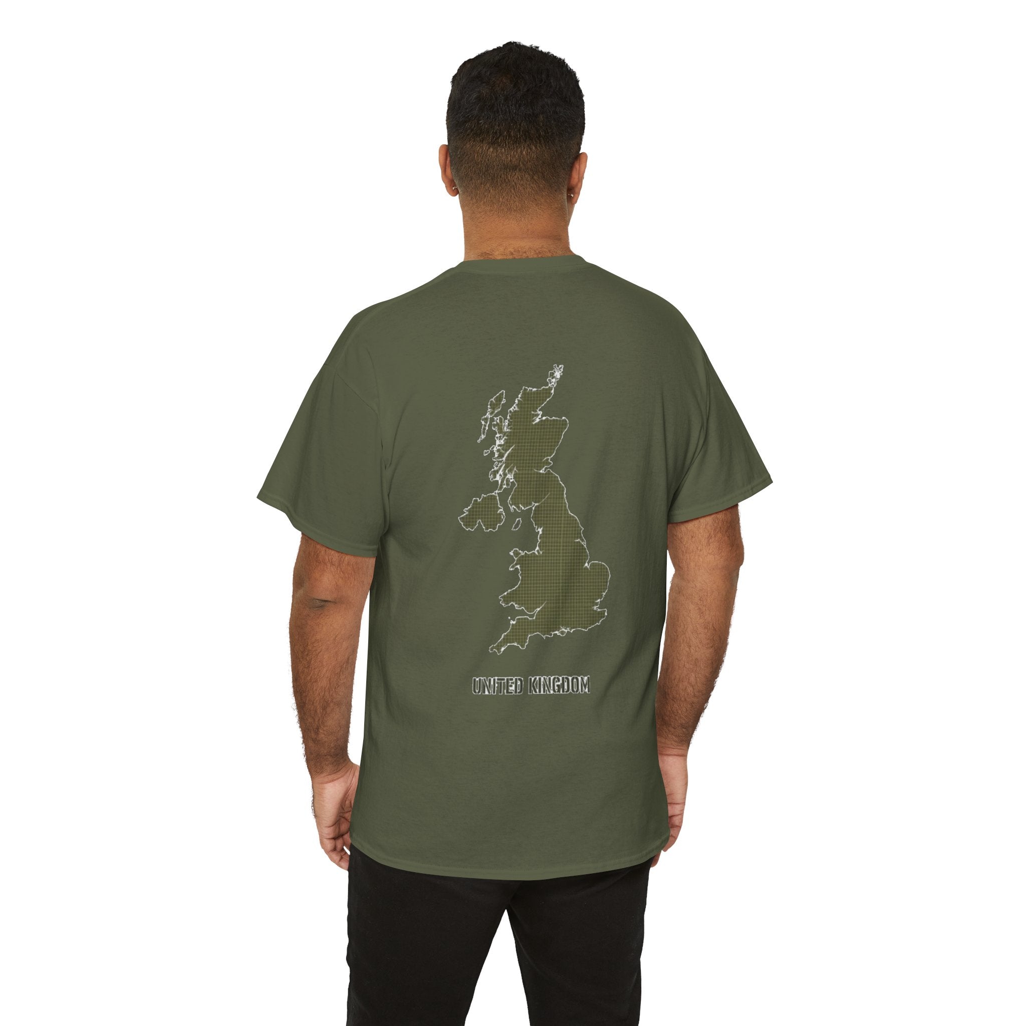 United Kingdom Map Tee — "GALLUS" Streetwear Graphic T-Shirt