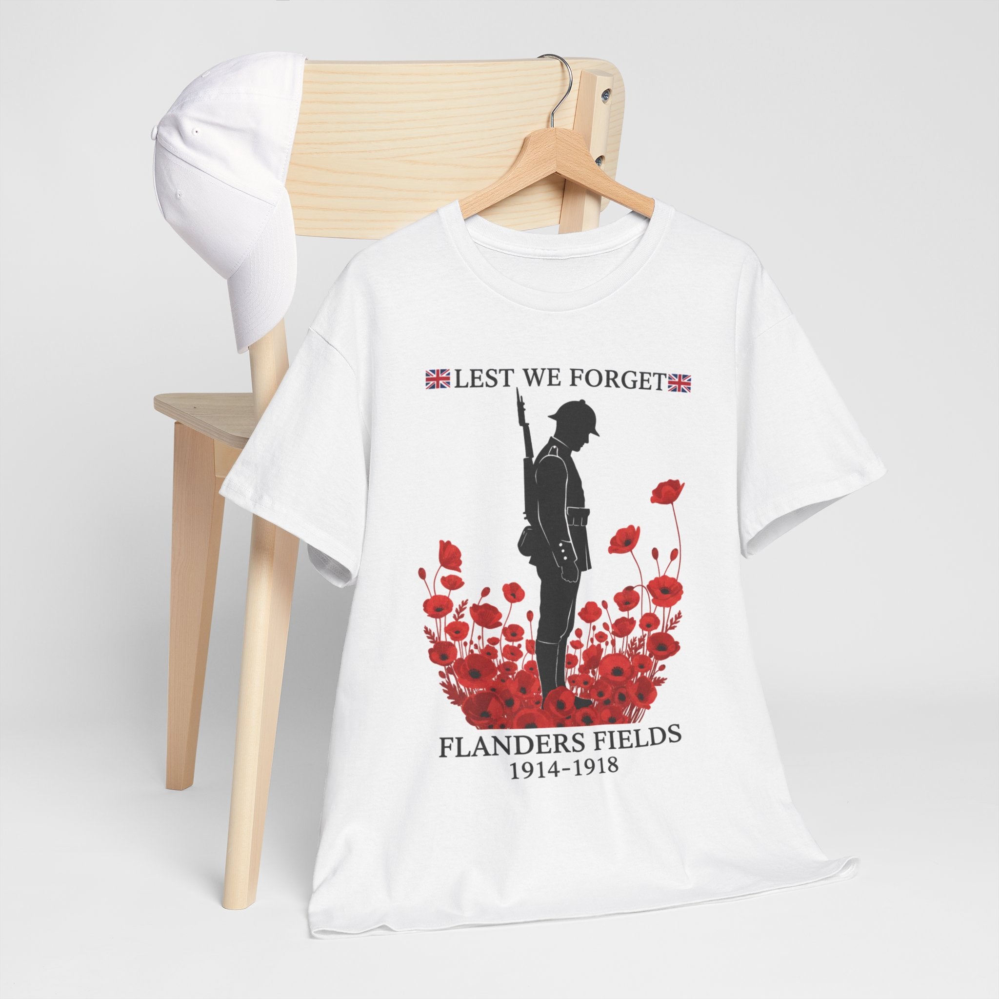 Flanders 1914–1918 T-Shirt — Great War Heritage Graphic