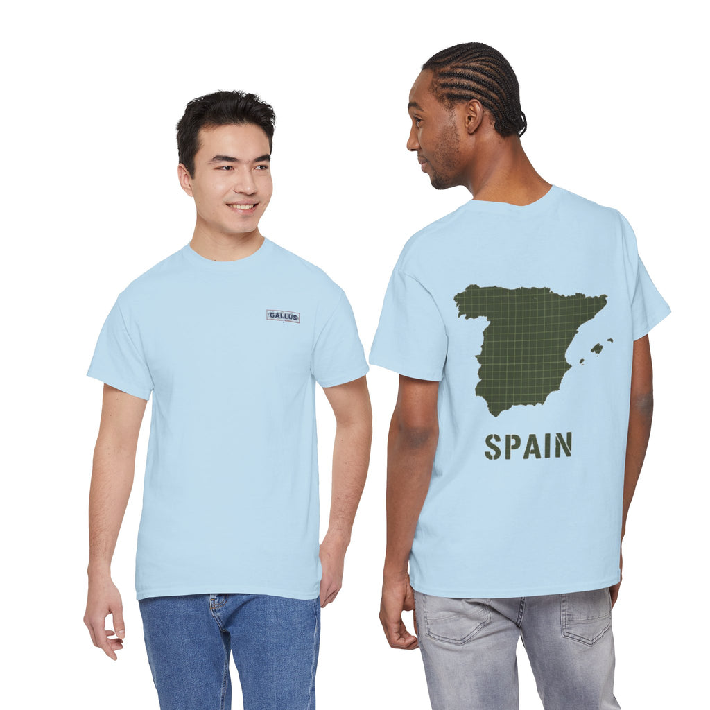 Spain Map Graphic Tee — Minimalist Travel T‑Shirt