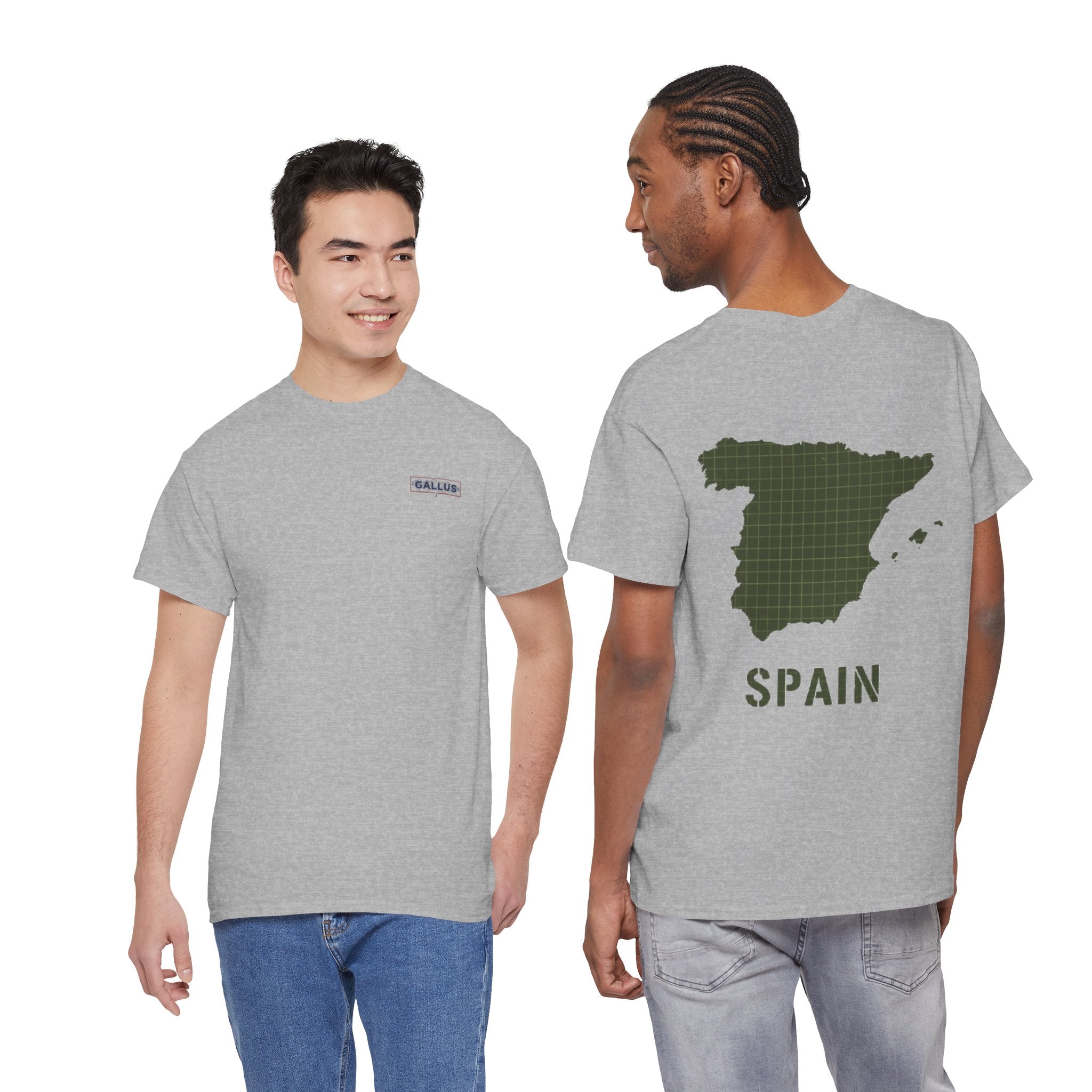 Spain Map Graphic Tee — Minimalist Travel T‑Shirt
