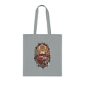 London Calling Cotton Tote Bag — Vintage London Skyline Print, Travel Souvenir Tote