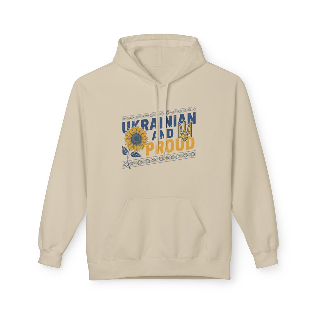 Ukrainian and Proud Hoodie — Sunflower National Pride Pullover