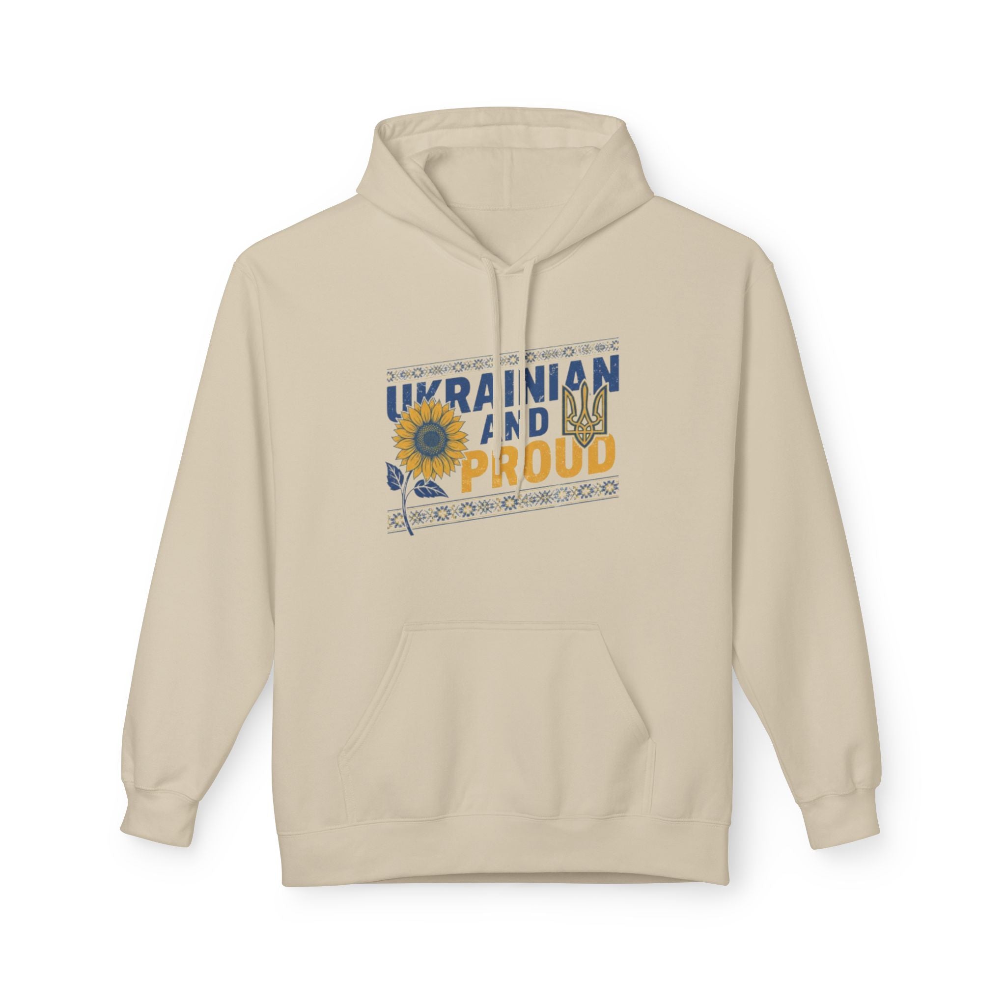 Ukrainian and Proud Hoodie — Sunflower National Pride Pullover