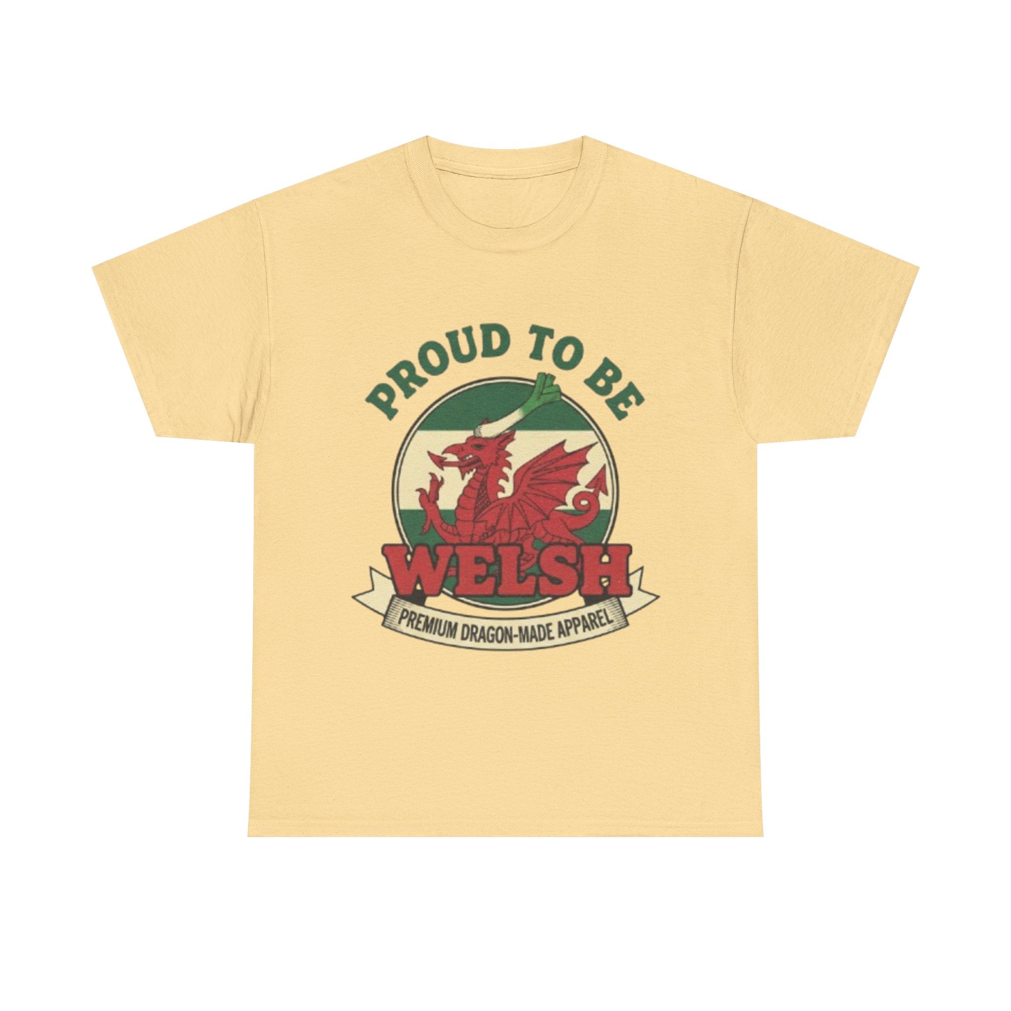 Proud to Be Welsh T-Shirt — Welsh Dragon Pride Tee